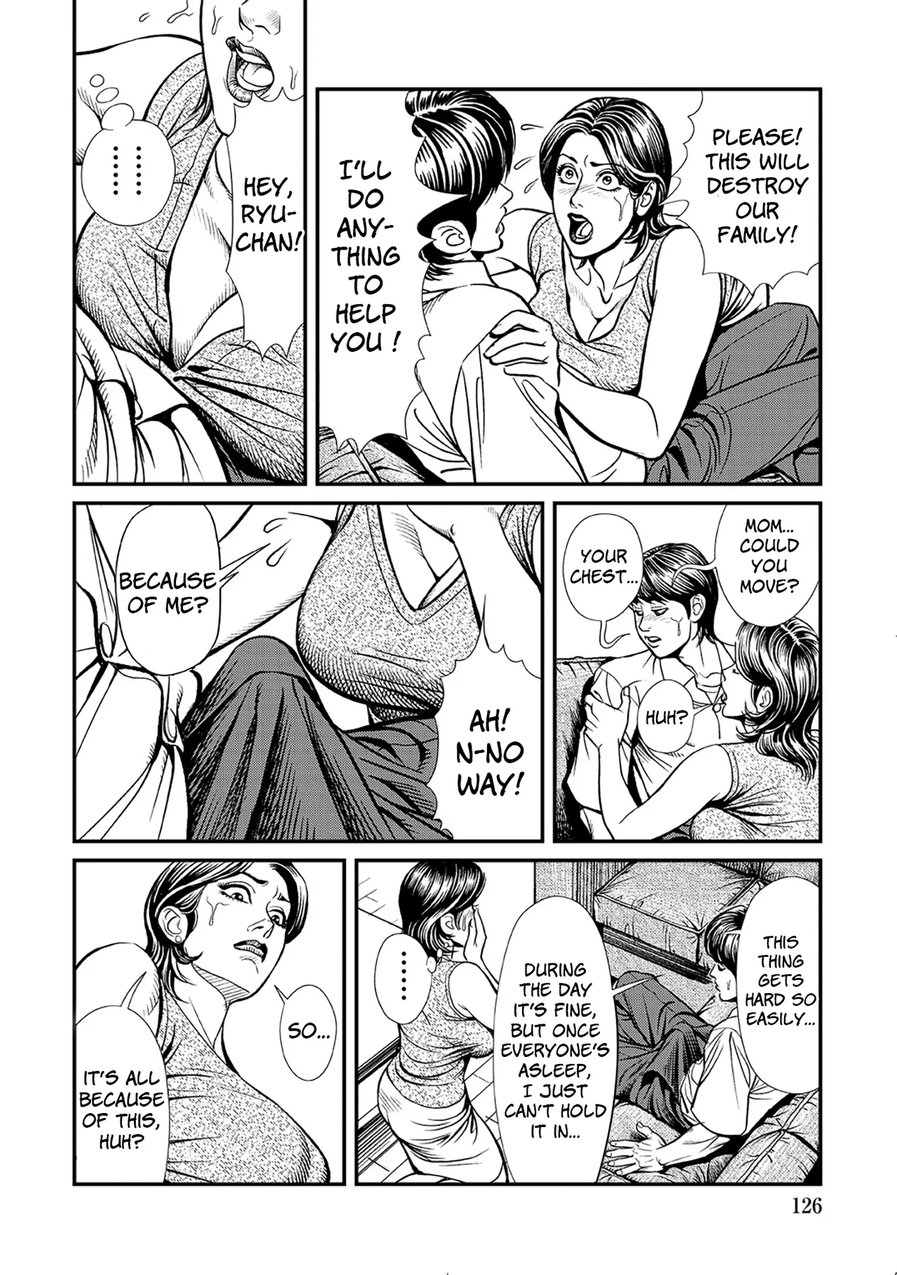 [Senor Daietsu] Watashi wa musuko ni okasa remashita | The Deal Between Mother and Son (Okasare Miboujin no Toiki Vol. 02) [English] [HentaiLLC] [Digital] image number 4