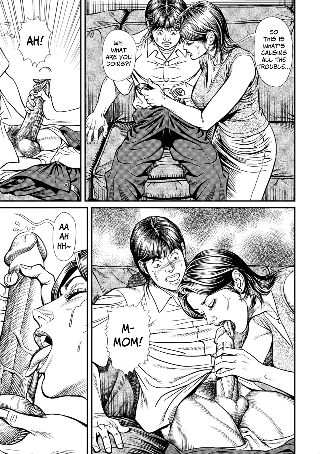 [Senor Daietsu] Watashi wa musuko ni okasa remashita | The Deal Between Mother and Son (Okasare Miboujin no Toiki Vol. 02) [English] [HentaiLLC] [Digital] image number 5