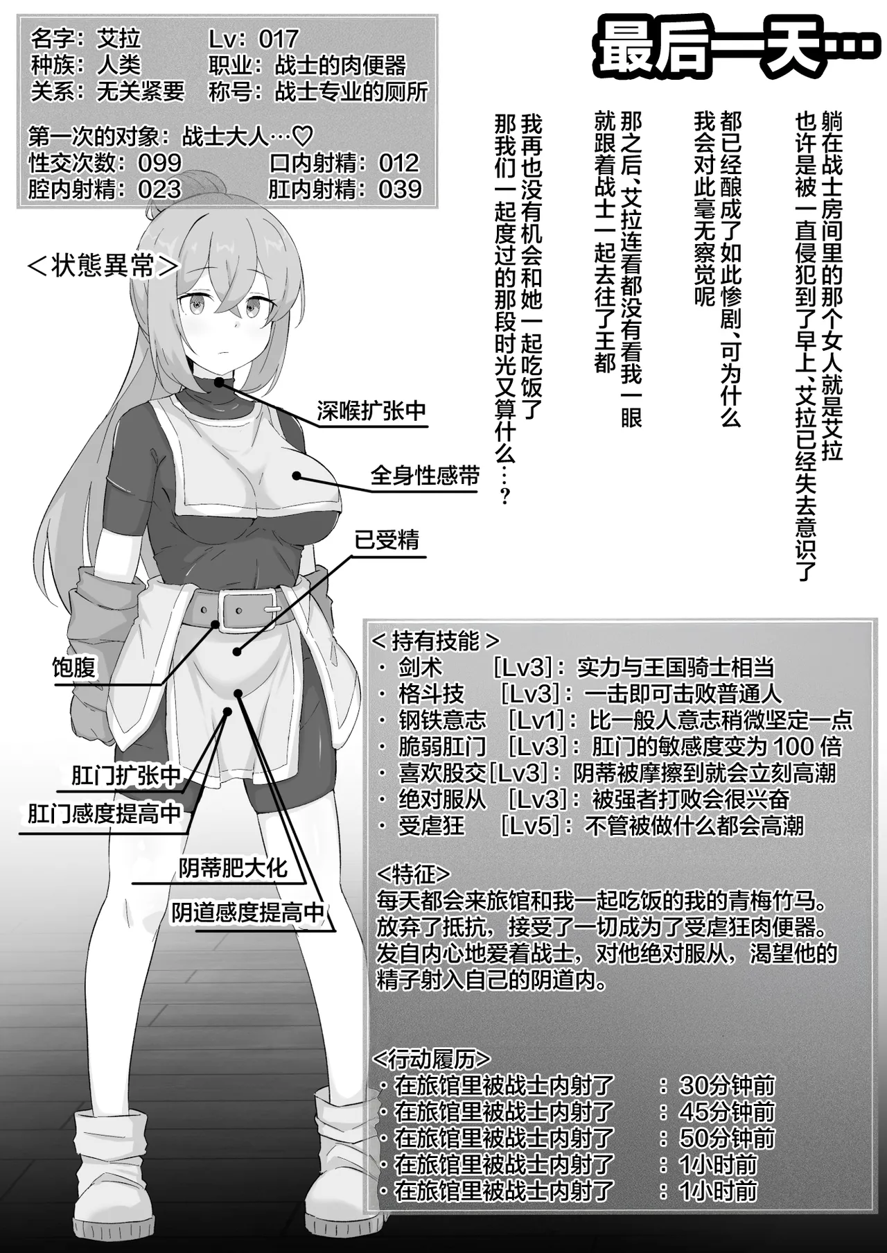 [Nechosuke (Shijimi)] NTR Chinpo INN ~Taisetsu na Hito-tachi no Status ga Jusei-zumi ni natte ita Kudan~ | NTR肉棒旅馆~珍视之人的角色面板居然显示已受精~ [Chinese] [白杨汉化组] image number 29