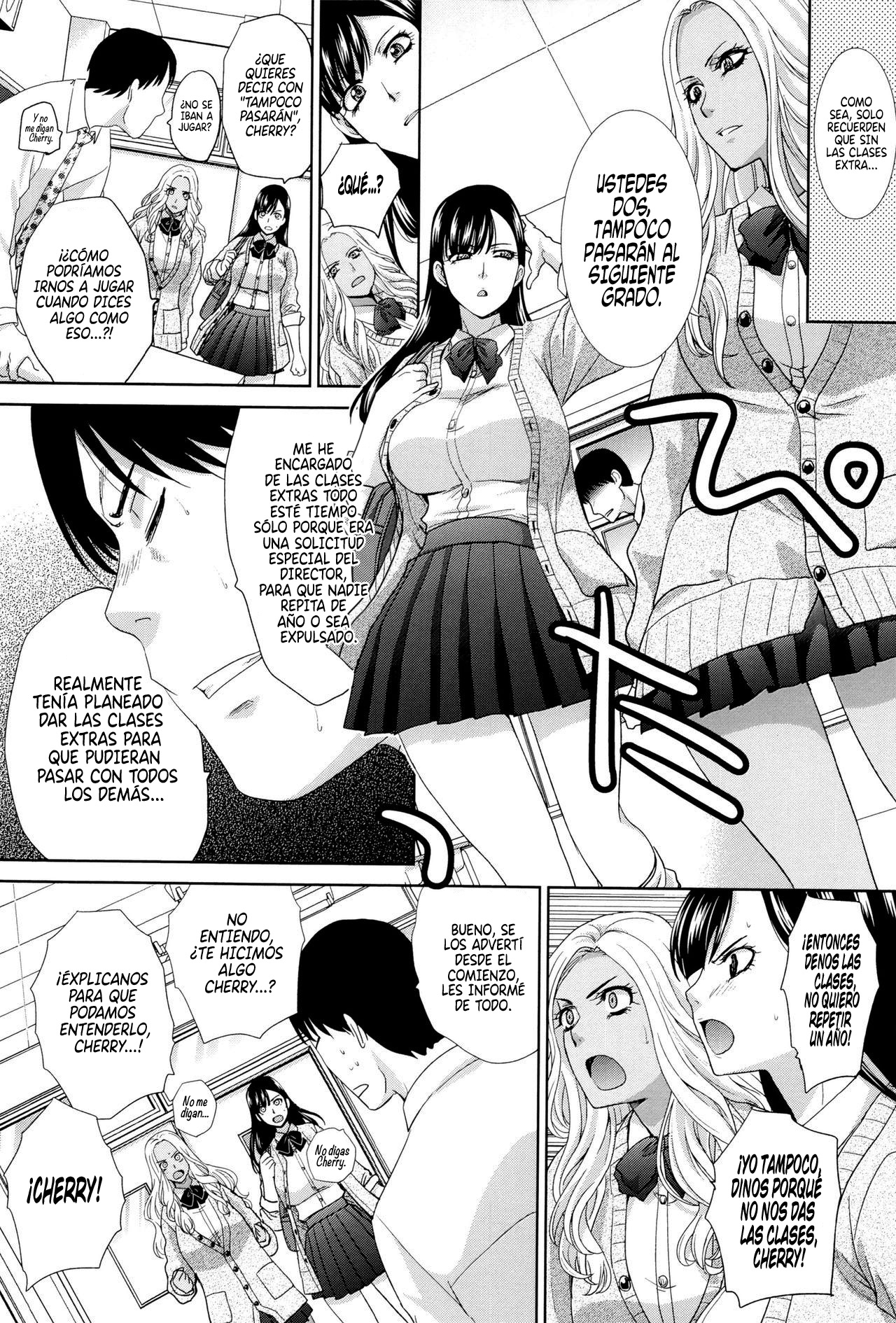 [Itaba Hiroshi] Shiro Kuro JK to Doutei Sensei | Las Dos Gyarus y su Profesor Virgen (Kono Haru, Kanojo ga Dekimashita.) [Spanish] [Centurion Scans] image number 2