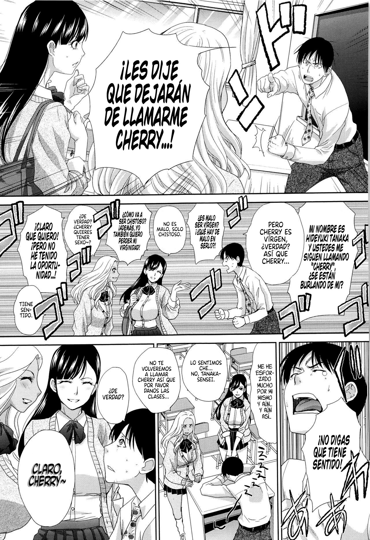 [Itaba Hiroshi] Shiro Kuro JK to Doutei Sensei | Las Dos Gyarus y su Profesor Virgen (Kono Haru, Kanojo ga Dekimashita.) [Spanish] [Centurion Scans] image number 3