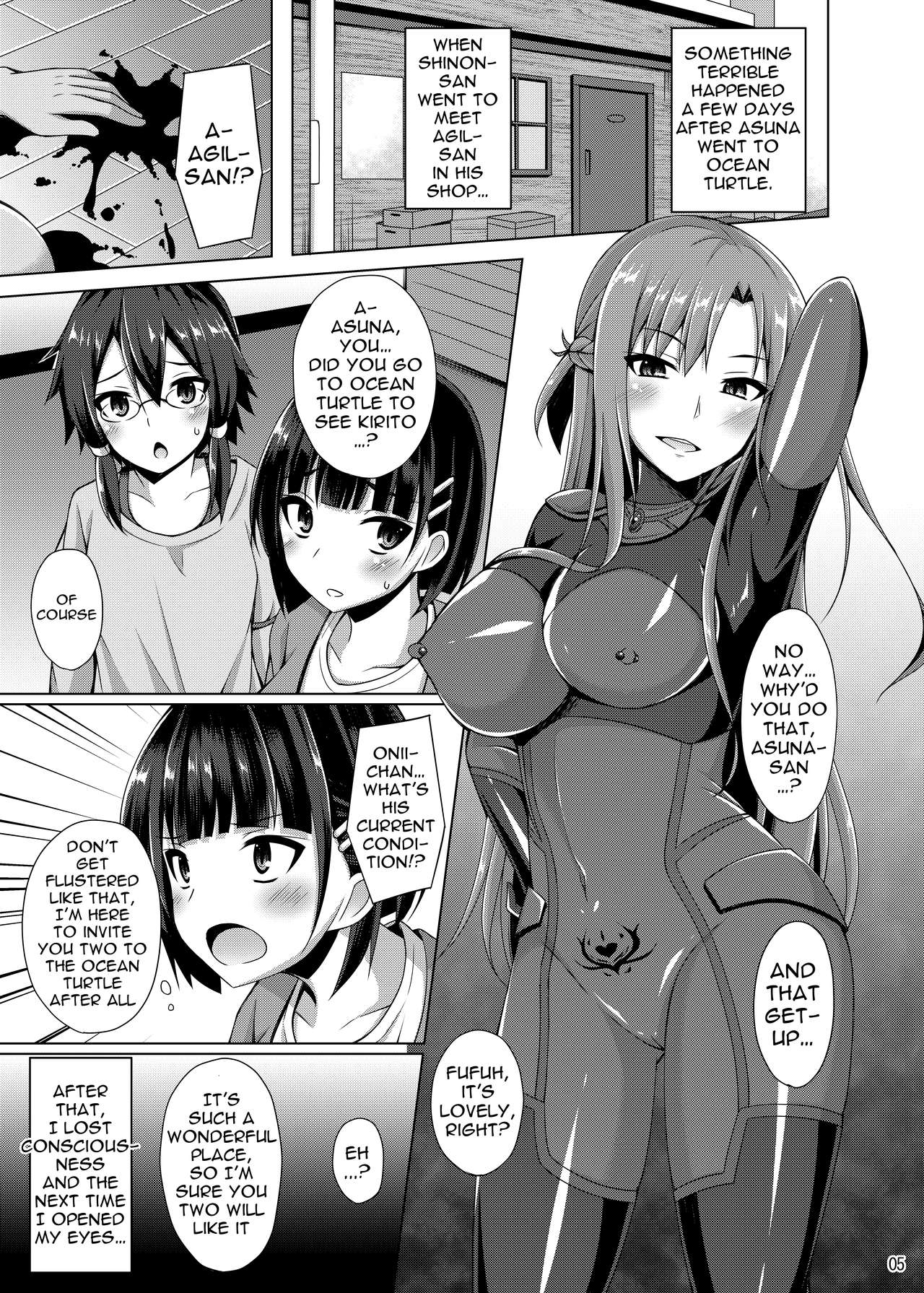[Imitation Moon (Narumi Yuu)] Kanojo wa Mou "Onii-chan" to wa Yonde Kurenai... (Sword Art Online) [English] [Doujins.com] [Digital] image number 4