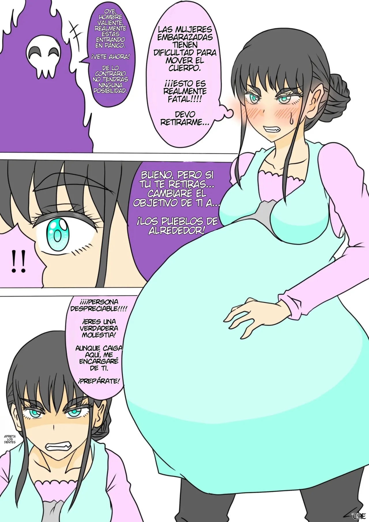 [Chihiro] Héroe embarazada | 妊婦勇者  [Spanish] [TF Scans] numero di immagine  4