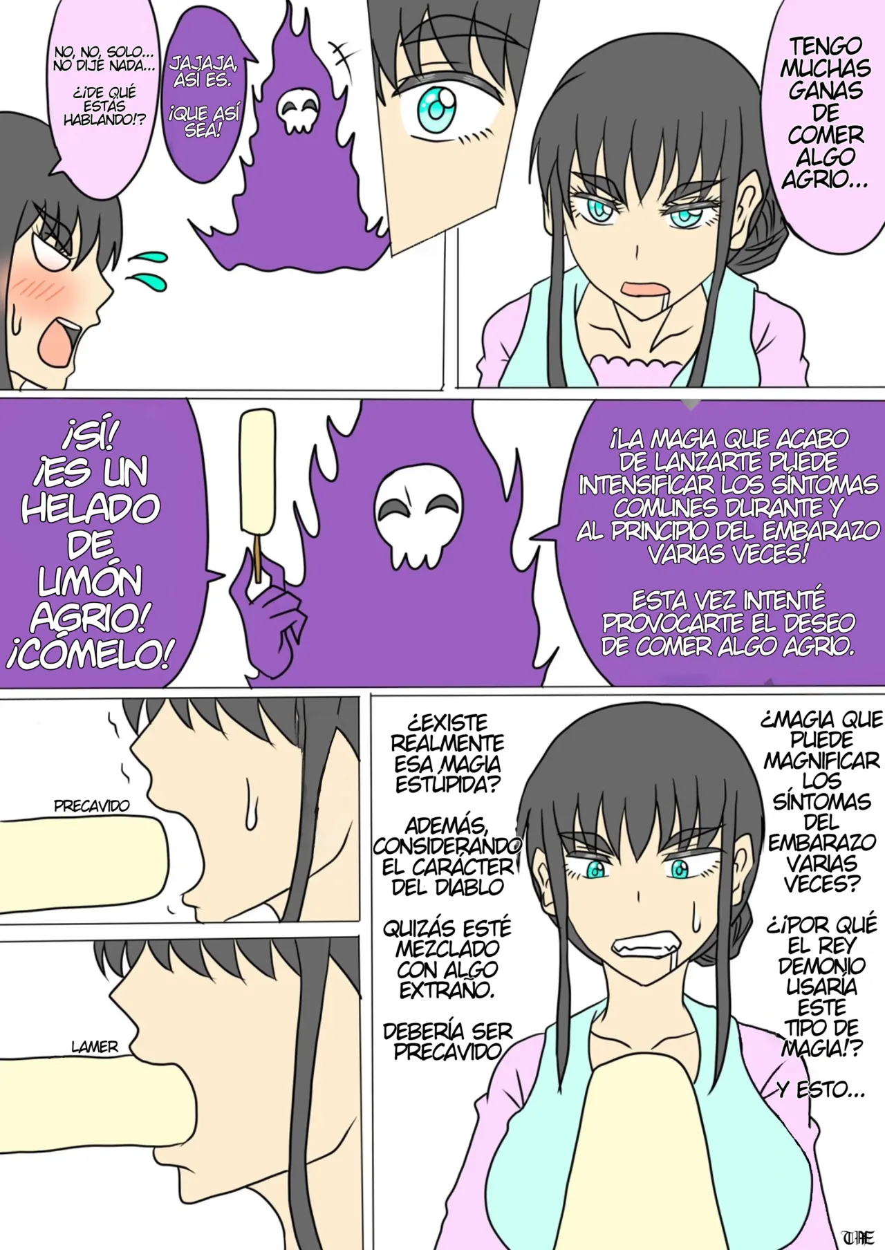 [Chihiro] Héroe embarazada | 妊婦勇者  [Spanish] [TF Scans] numero di immagine  6