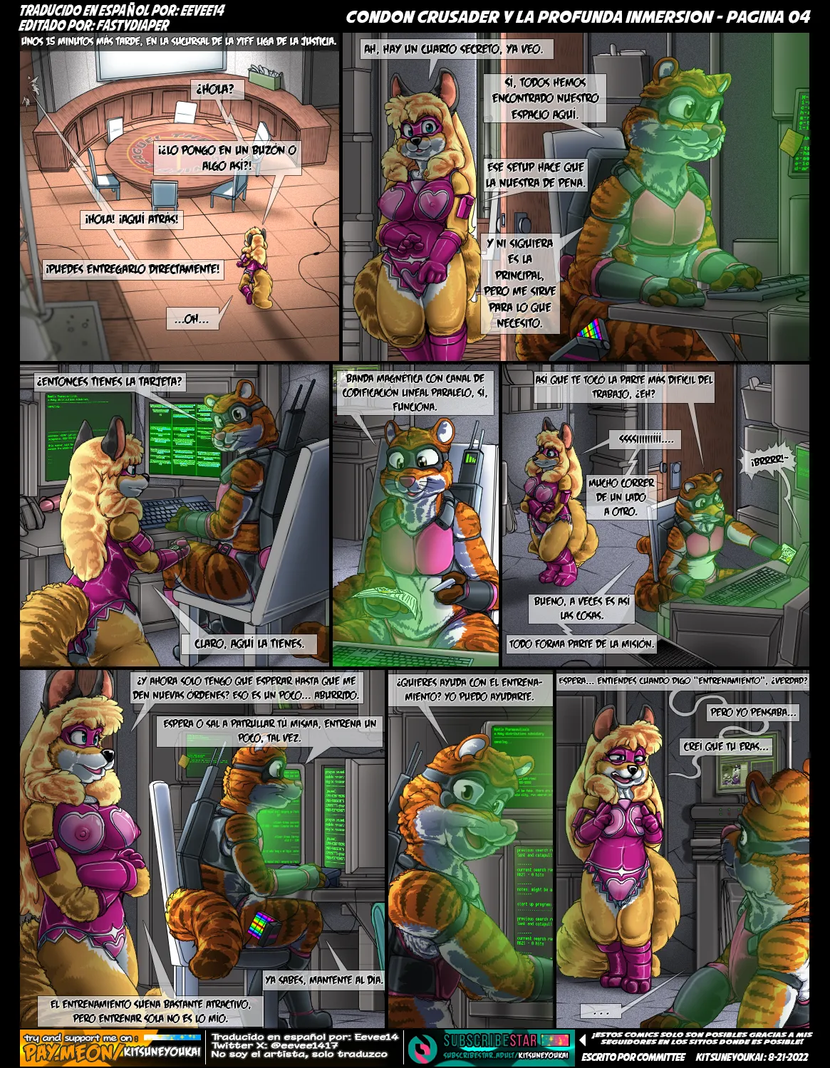 [Kitsune Youkai] Condon Crusader Vol 7 - y la Profunda Inmersión (Spanish) [Eevee14] 画像番号 4