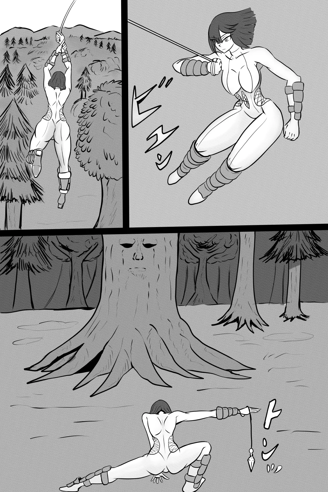 [神仙] 禍津姫の巫女・長女一葉対樹木子 图片编号 3