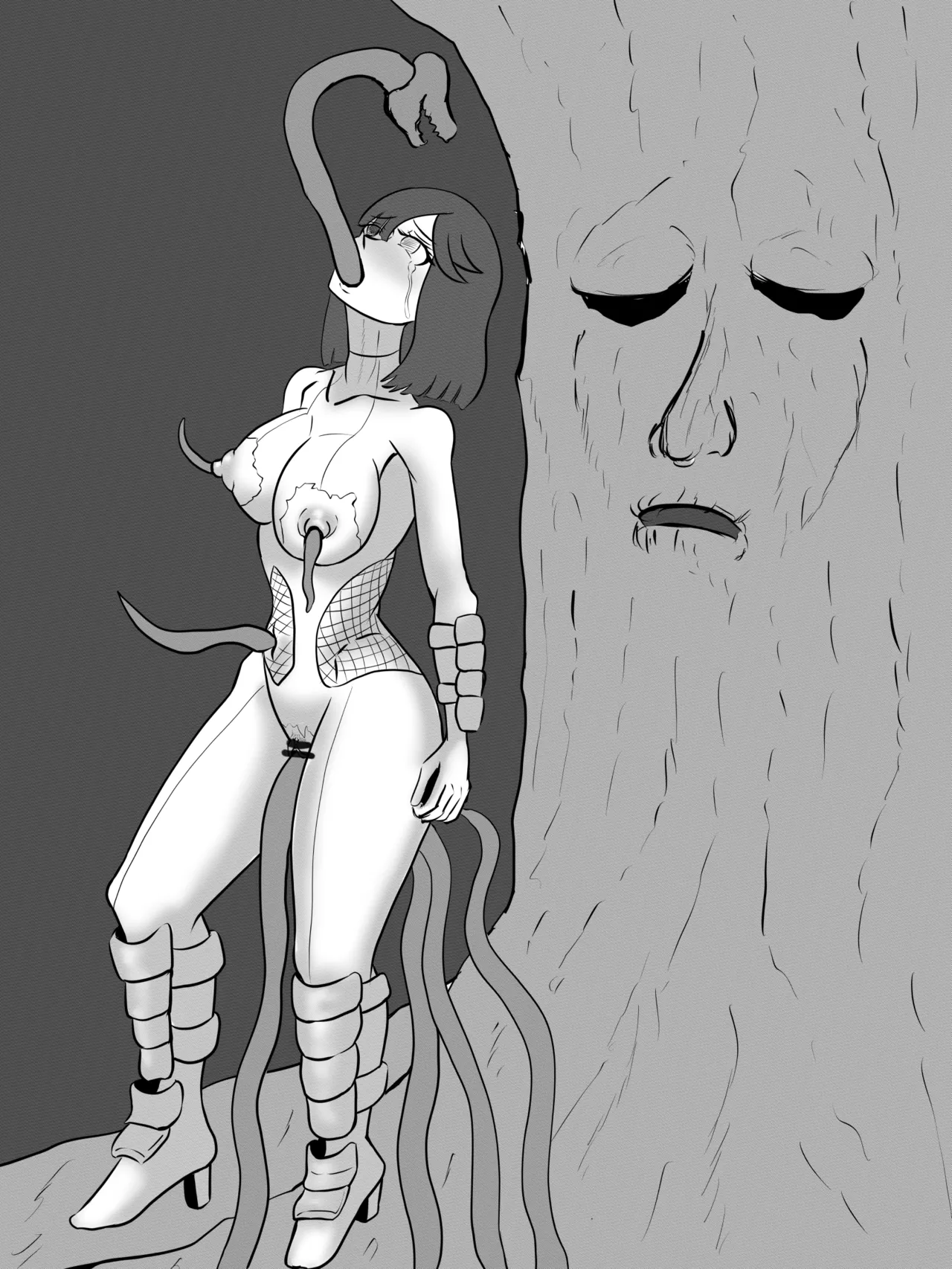 [神仙] 禍津姫の巫女・長女一葉対樹木子 图片编号 9