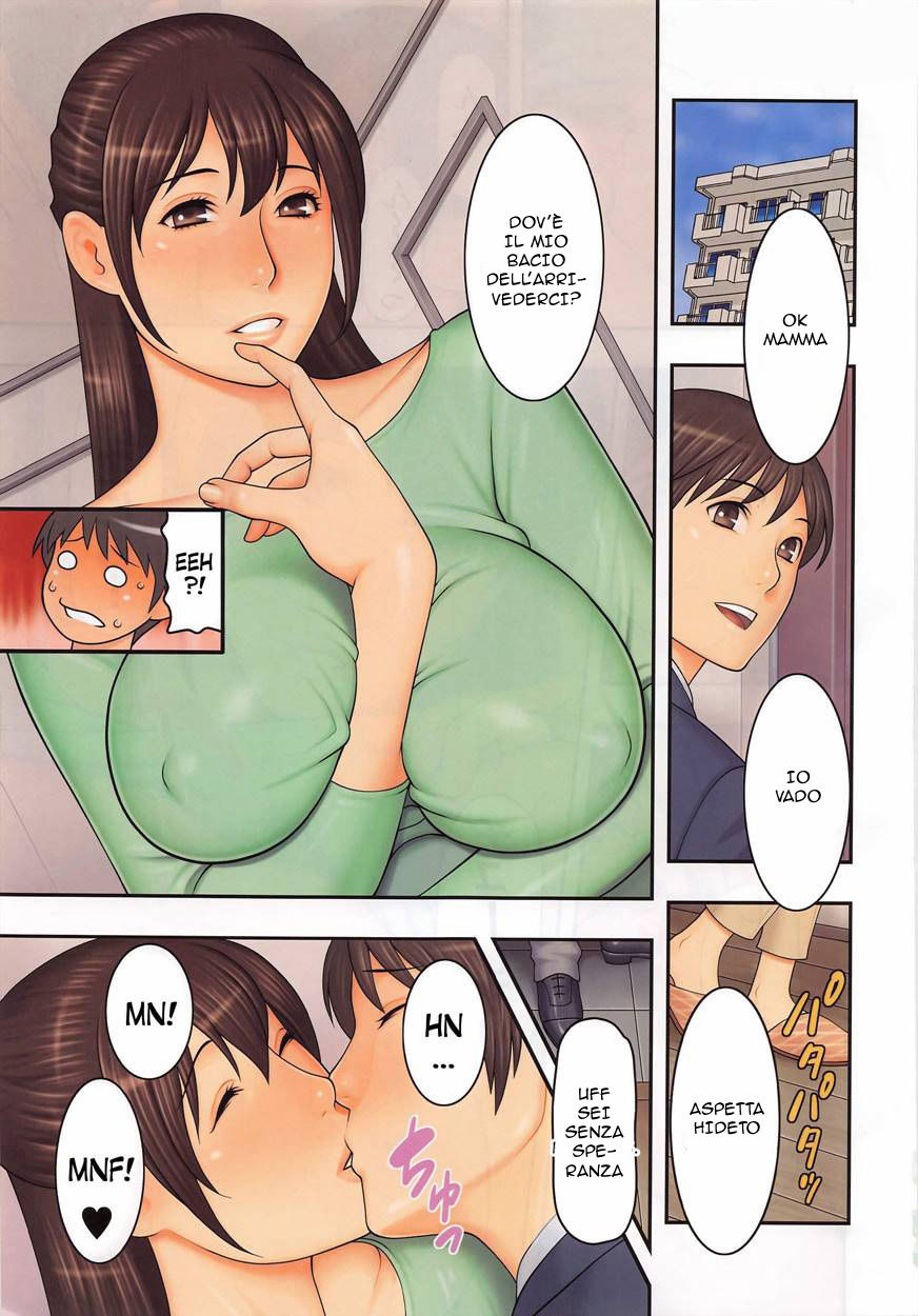 [Takasugi Kou] Oyako Kurashi (Ureta Karada no Hatsujouki) [Italian] [Decensored] image number 2