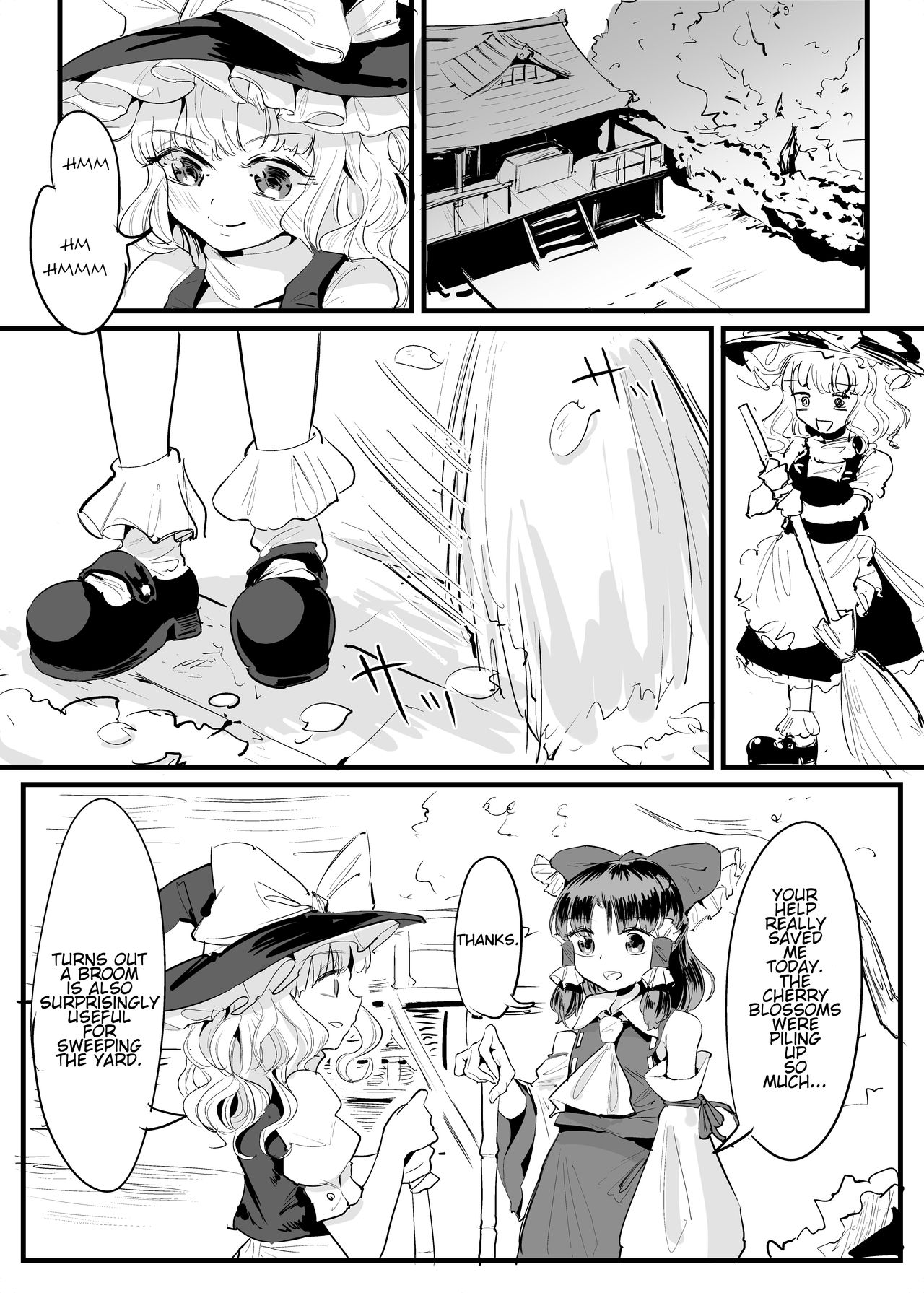 [Gunnjou Yosio] Marisa Shokushu Manga | A Marisa Tentacle Manga (Touhou Project) [English] 이미지 번호 1