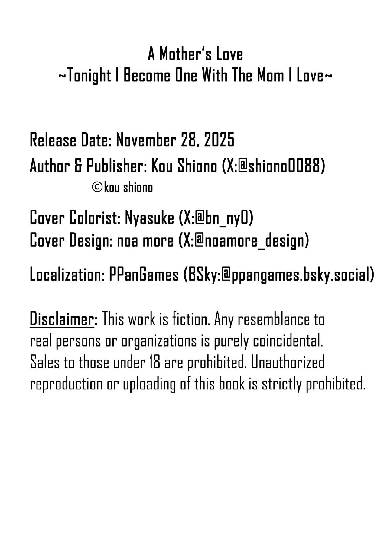 [Shiono Kou] Boshi Jouji ~Daisuki na Okaa-san to Konya Majiwaru~ - MOTHER AND SON LOVE AFFAIR | A Mother's Love ~Tonight I Become One With The Mom I Love~ [English] [PPanGames] image number 98