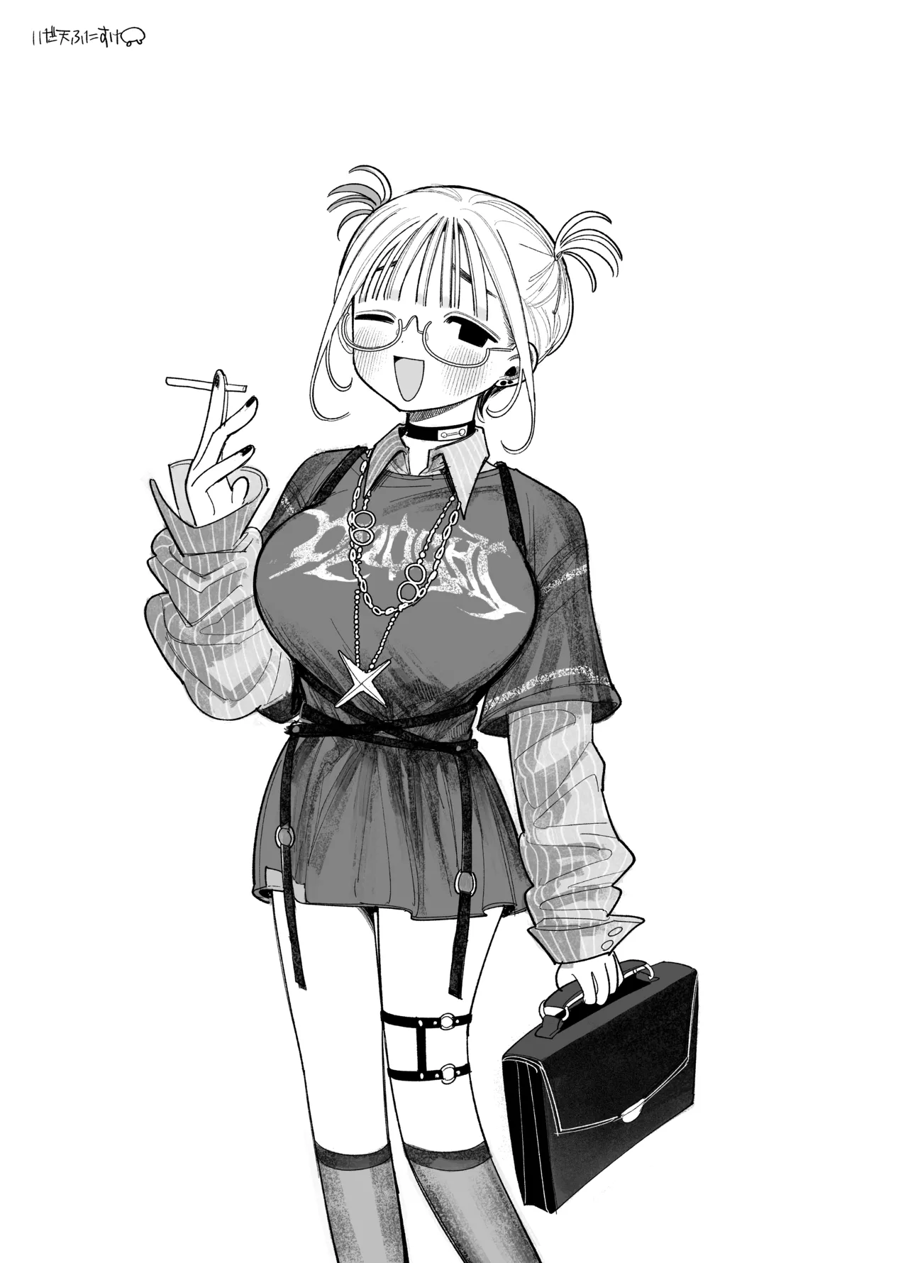 [いだ天ふにすけ] フェラしすぎて喉痛めたのをタバコのせいにする女 图片编号 13