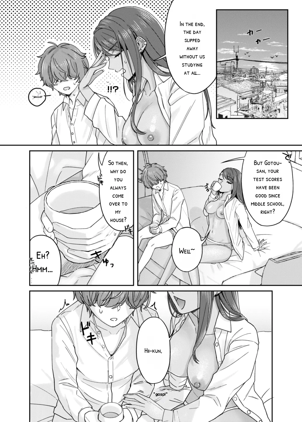 [Deppatsu Shinkoo (Negita Shio)] Kuro Gyaru Osananajimi to Himitsu no Benkyou Shichau Hanashi 图片编号 27