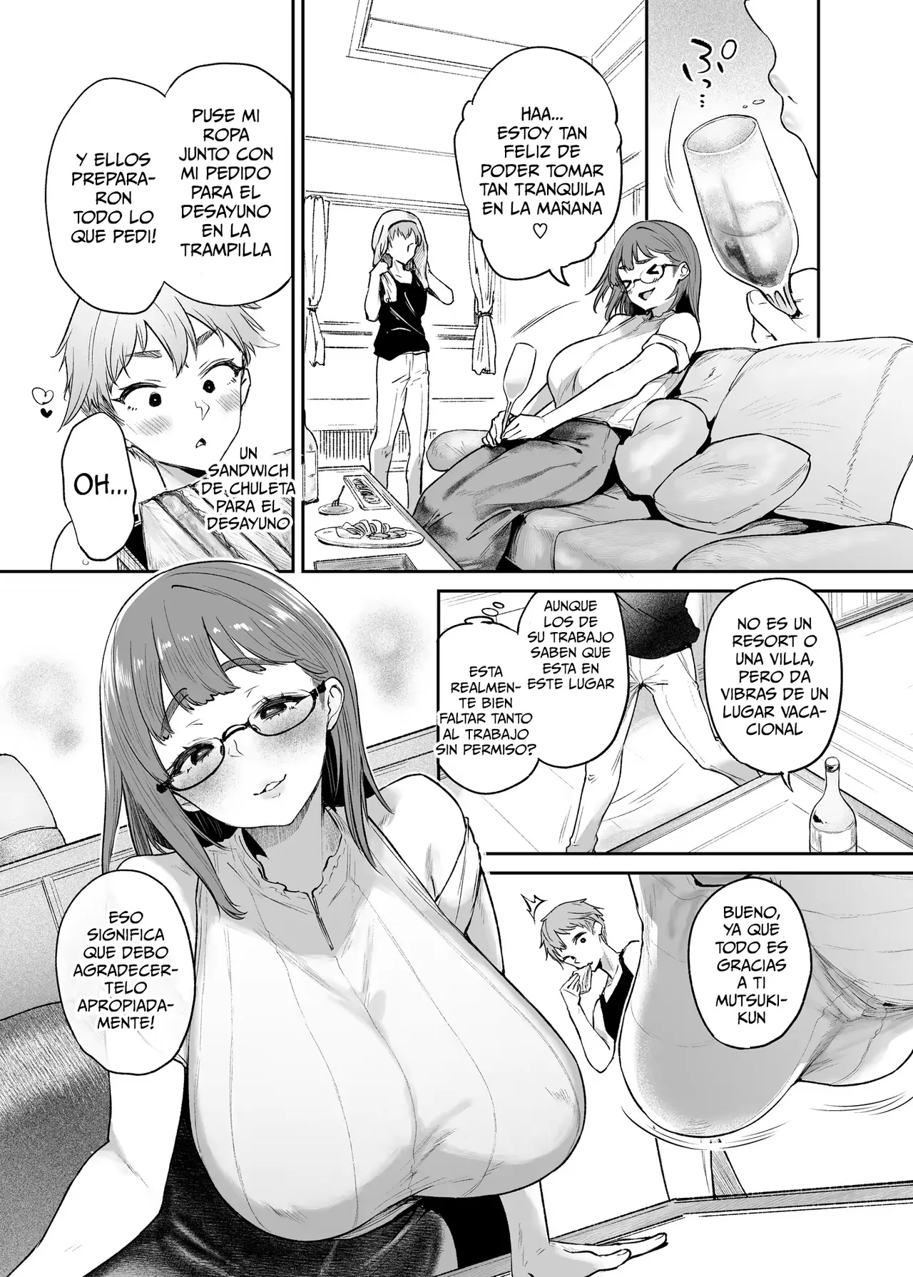 [Mata Ashita. (Oohira Sunset)] Vacances wa Sex Shinaito Derarenai Heya de｜Vacaciones en un Cuarto del cual no Puedes Salir Hasta Tener Sexo [Spanish] [Me Banearon x P3NDEJ0] [Digital] 画像番号 23