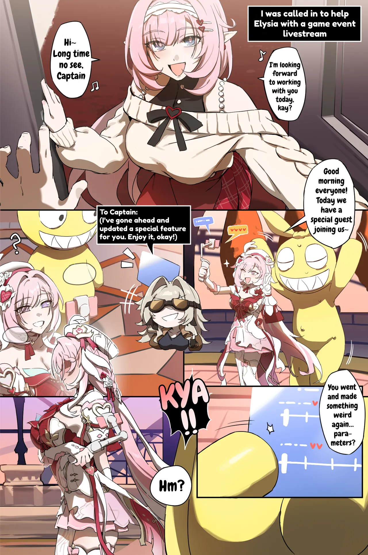 Honkai Impact 3rd・Elysia (Golden Courtyard) [English] [DefinitelyNotPixel] 画像番号 1