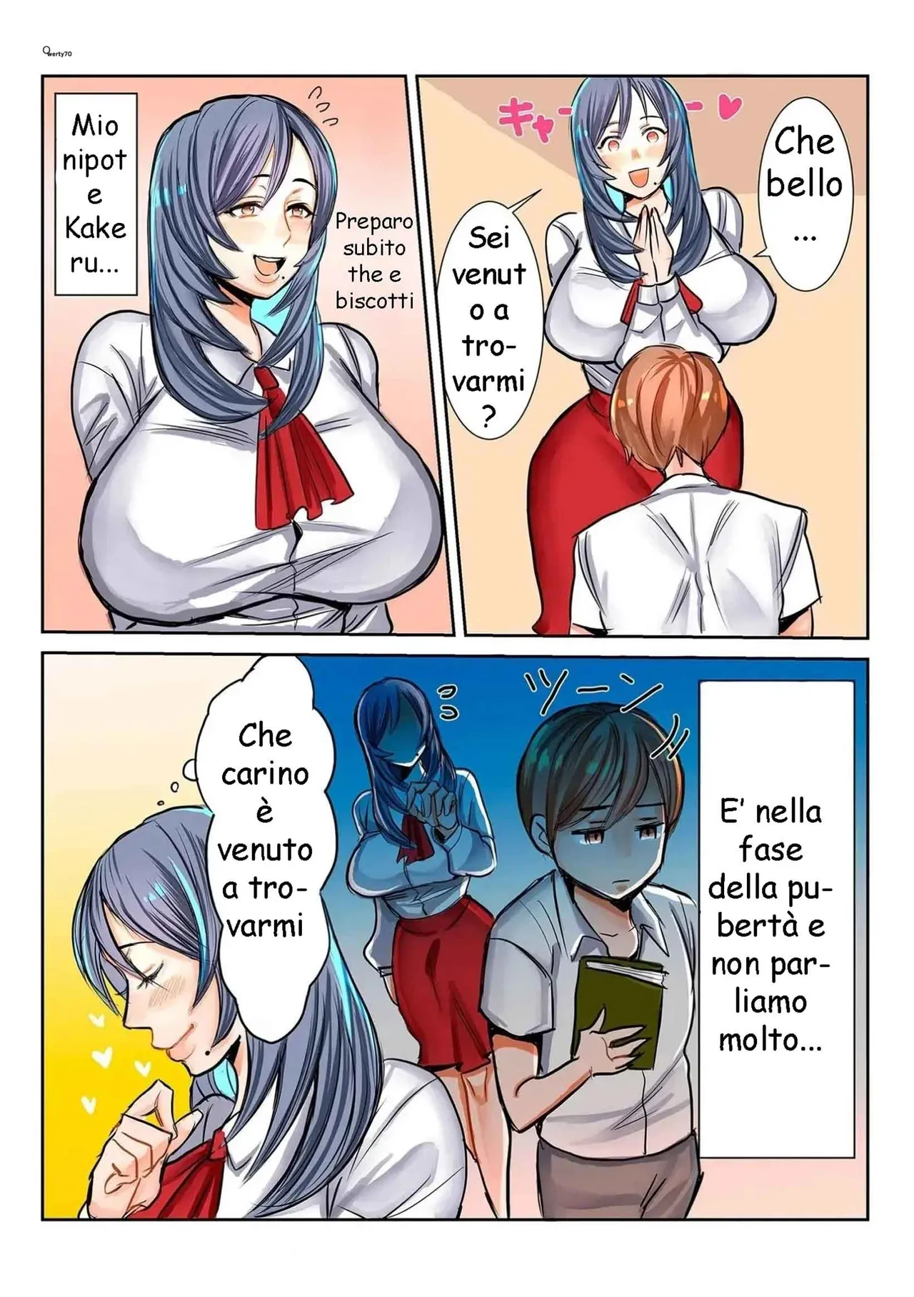 [Uwa Bami] Io e la zia - Zia Mayuko sei una vampira image number 2