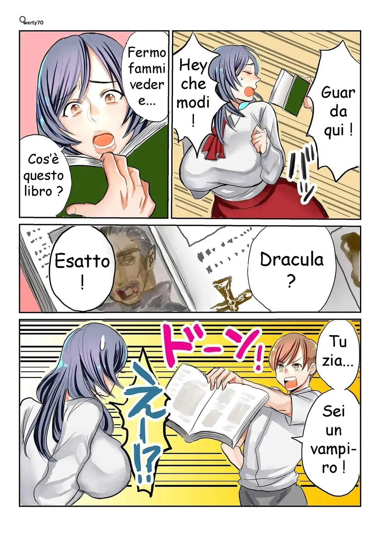 [Uwa Bami] Io e la zia - Zia Mayuko sei una vampira image number 4