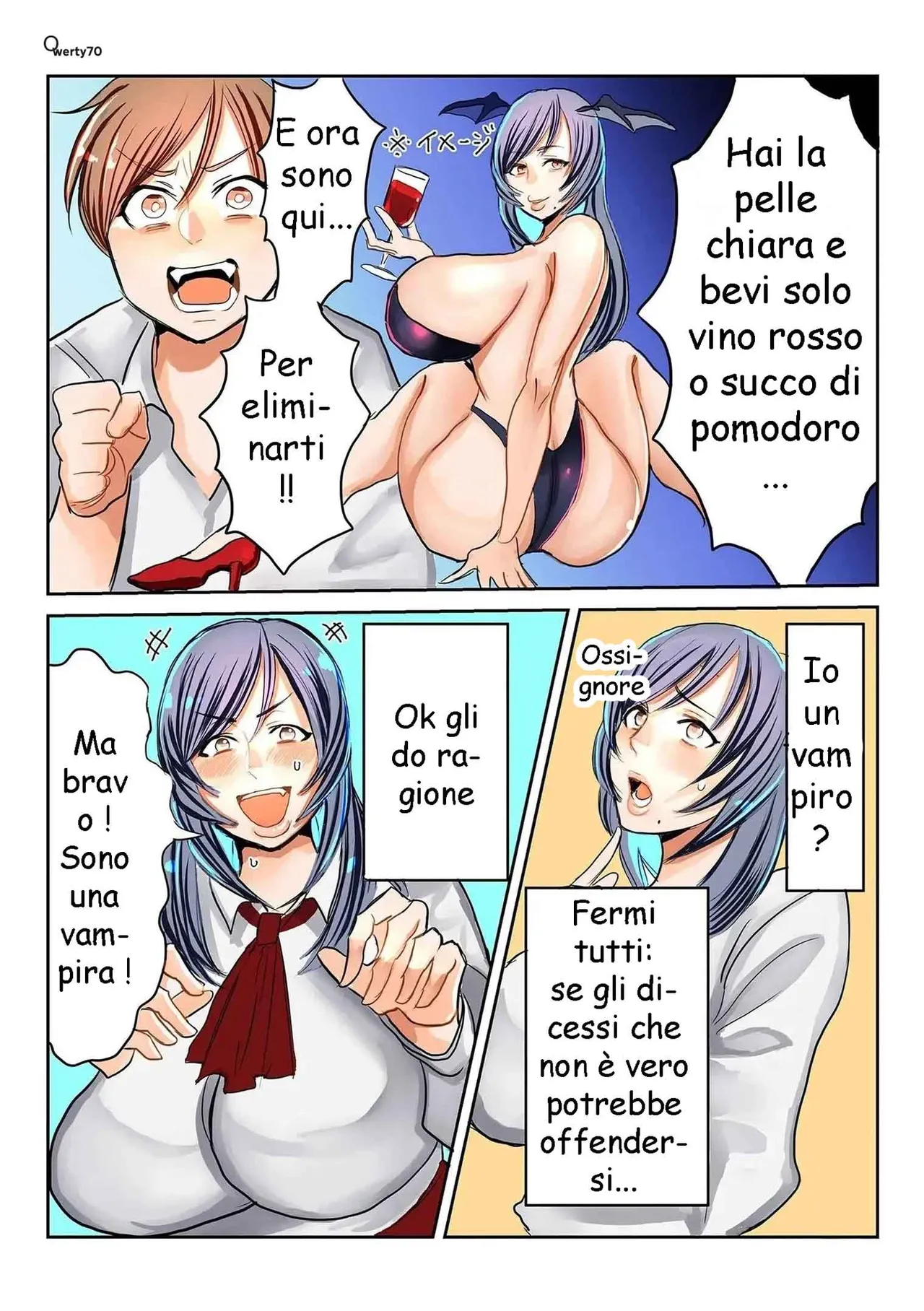 [Uwa Bami] Io e la zia - Zia Mayuko sei una vampira image number 5