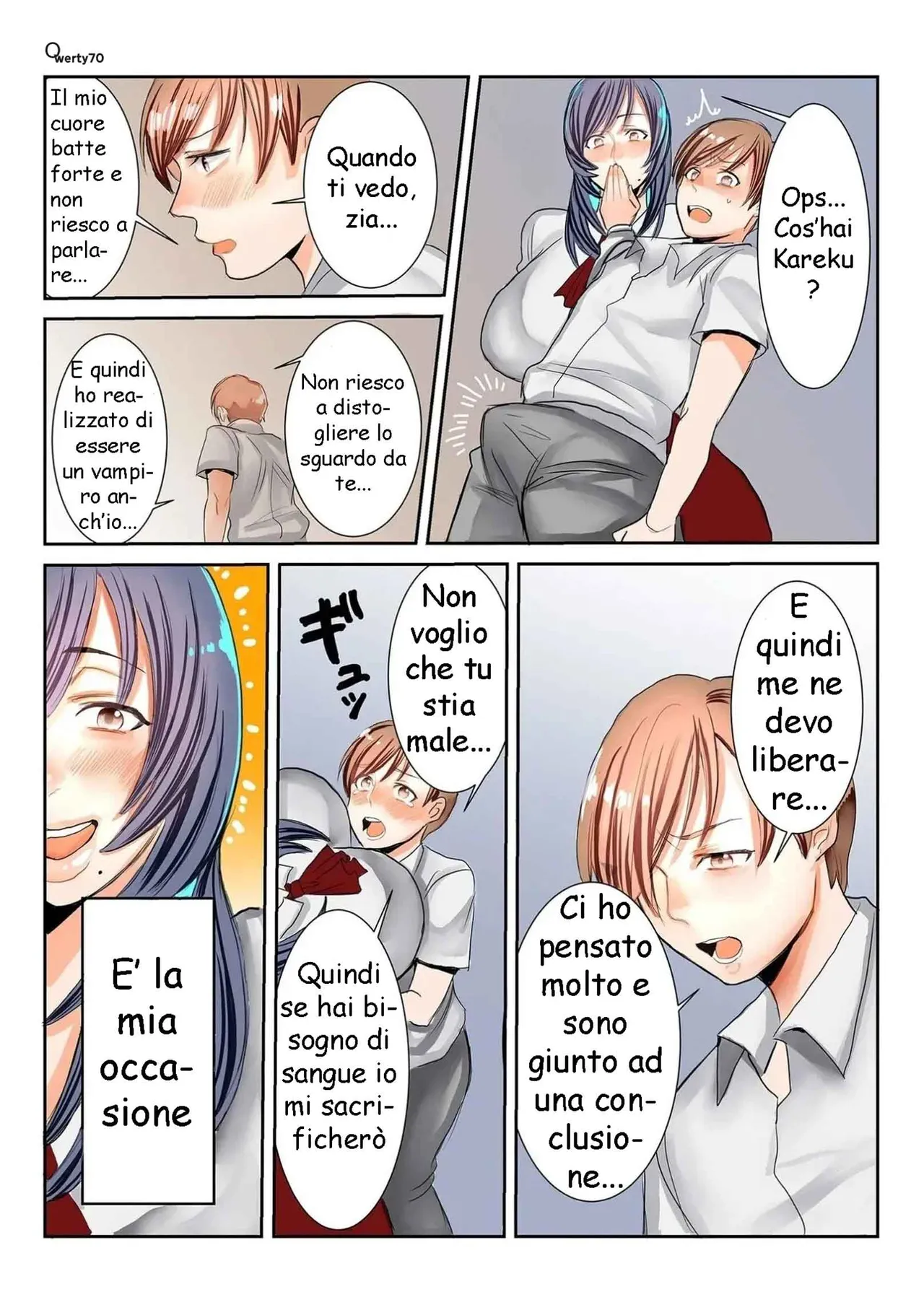 [Uwa Bami] Io e la zia - Zia Mayuko sei una vampira image number 7