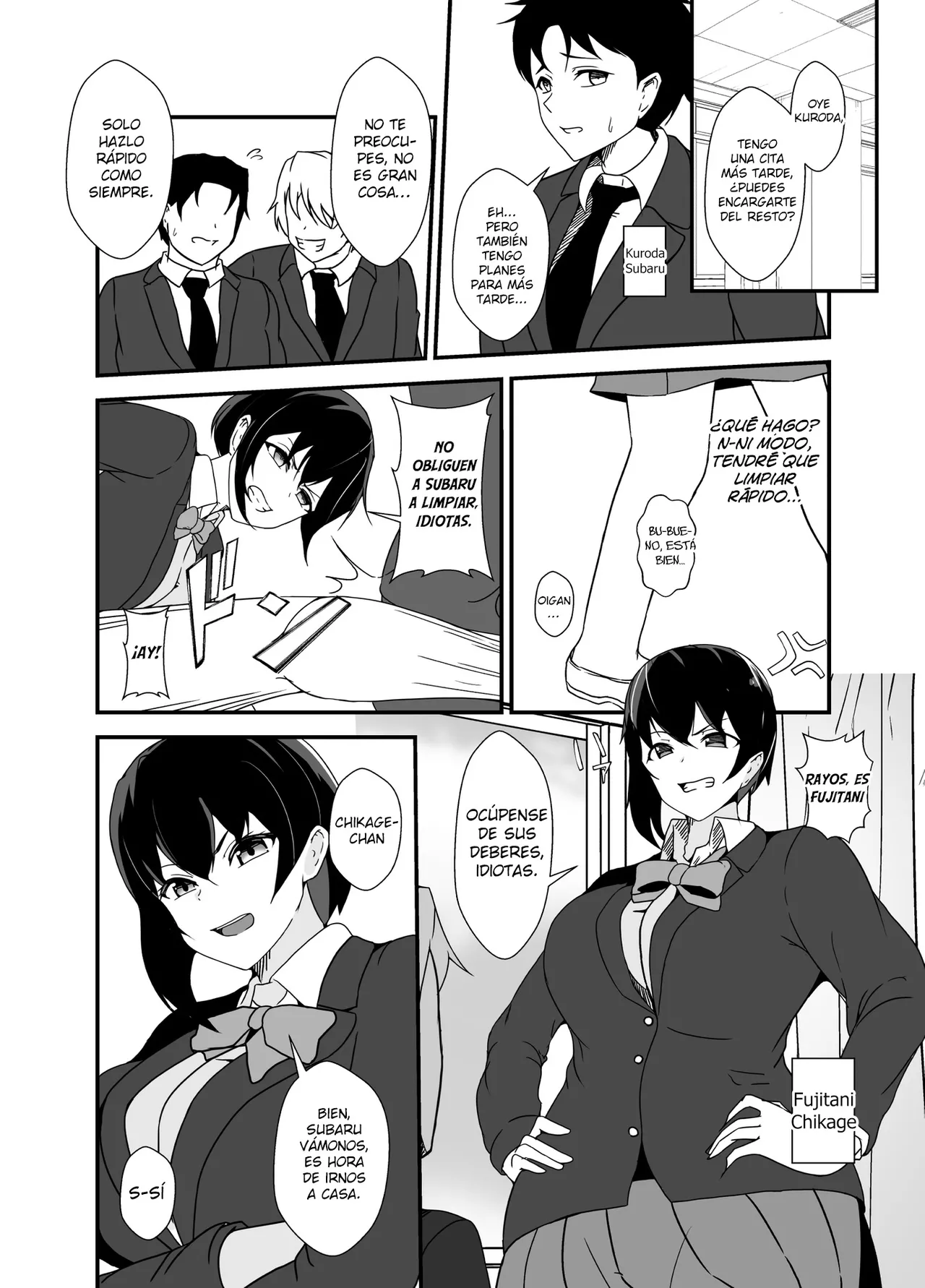 [Hyoui no jikan] Otokomasarina osananajimi tousanno maedewa mesuninaru [Spanish] [Hellsing Scans] imagen número 3