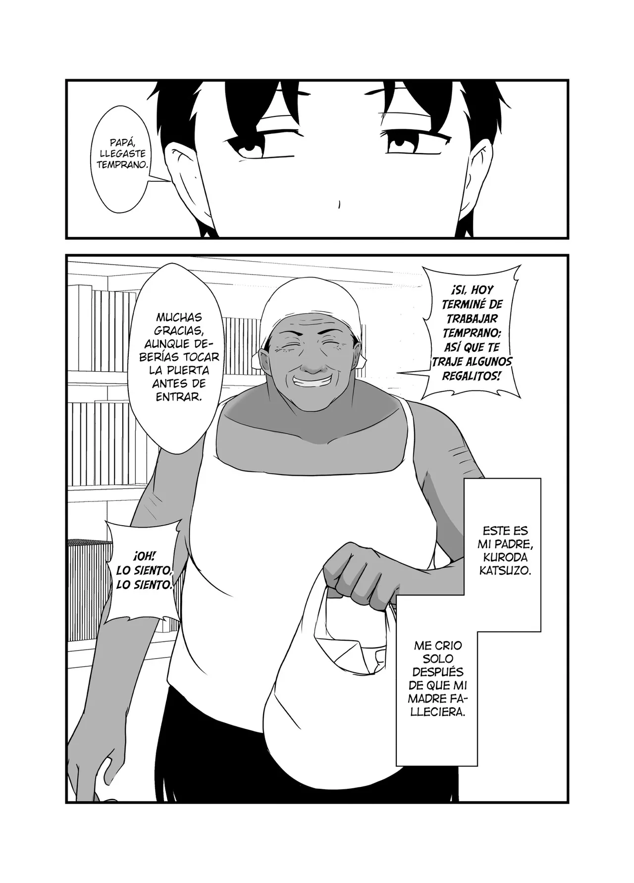 [Hyoui no jikan] Otokomasarina osananajimi tousanno maedewa mesuninaru [Spanish] [Hellsing Scans] imagen número 8