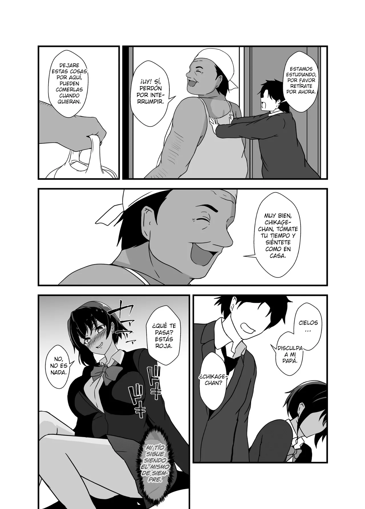 [Hyoui no jikan] Otokomasarina osananajimi tousanno maedewa mesuninaru [Spanish] [Hellsing Scans] imagen número 11