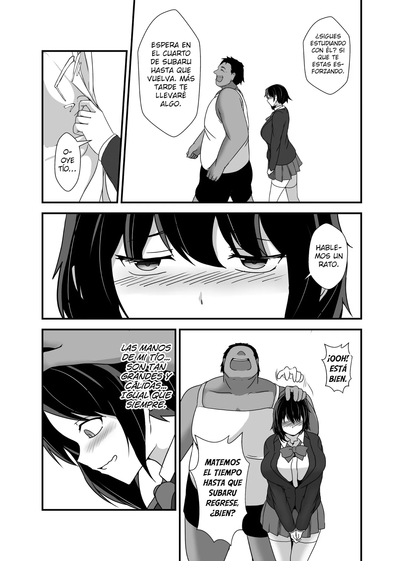 [Hyoui no jikan] Otokomasarina osananajimi tousanno maedewa mesuninaru [Spanish] [Hellsing Scans] imagen número 15