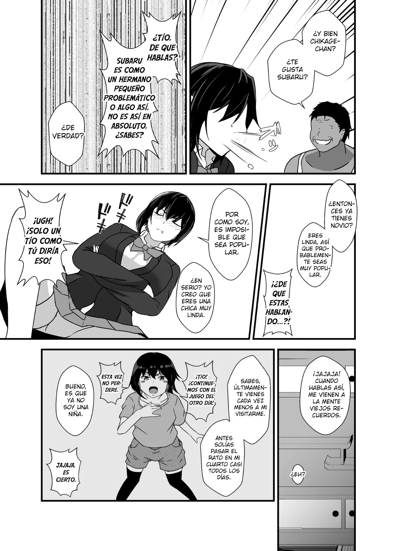 [Hyoui no jikan] Otokomasarina osananajimi tousanno maedewa mesuninaru [Spanish] [Hellsing Scans] imagen número 17