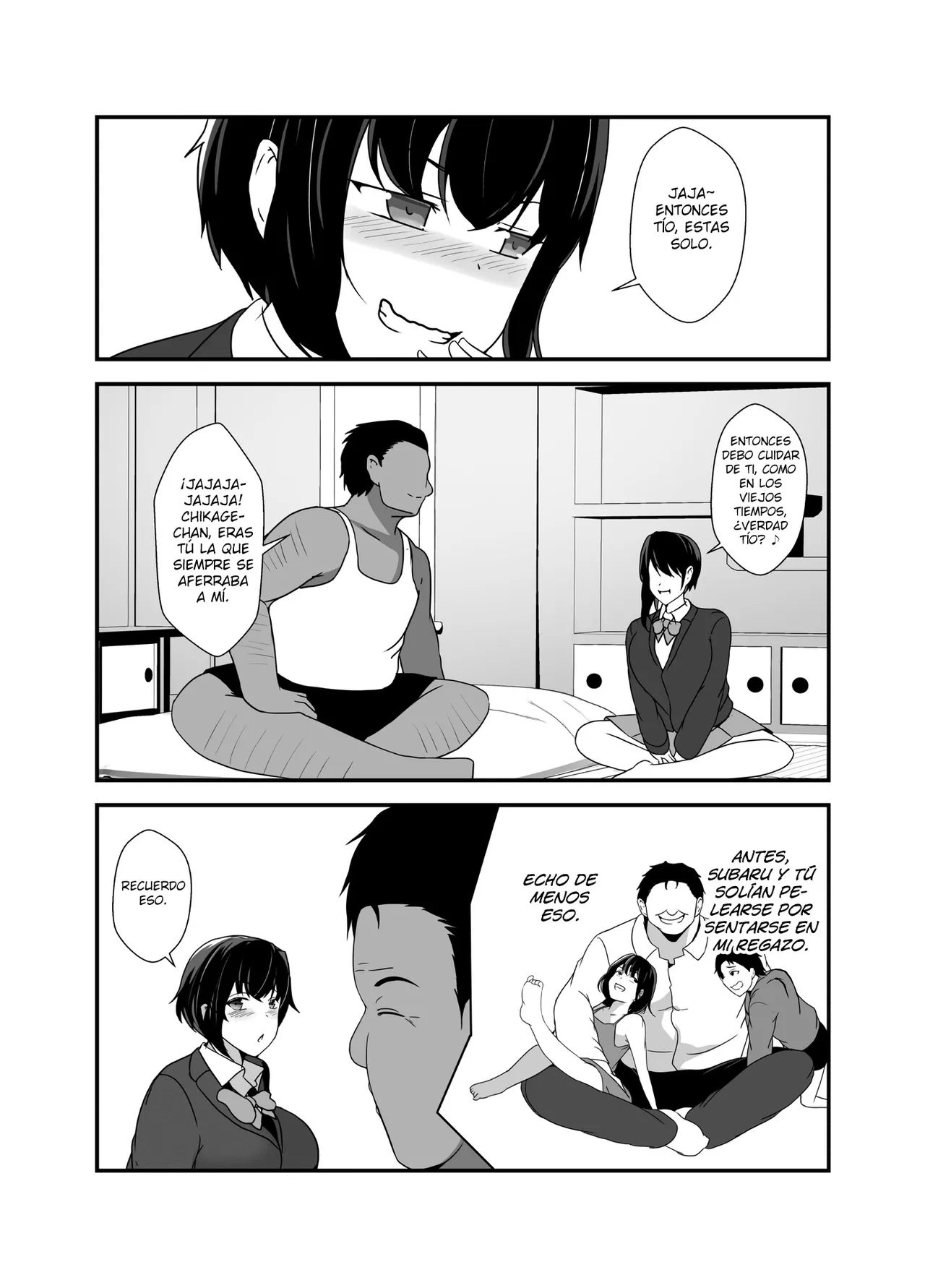 [Hyoui no jikan] Otokomasarina osananajimi tousanno maedewa mesuninaru [Spanish] [Hellsing Scans] imagen número 18