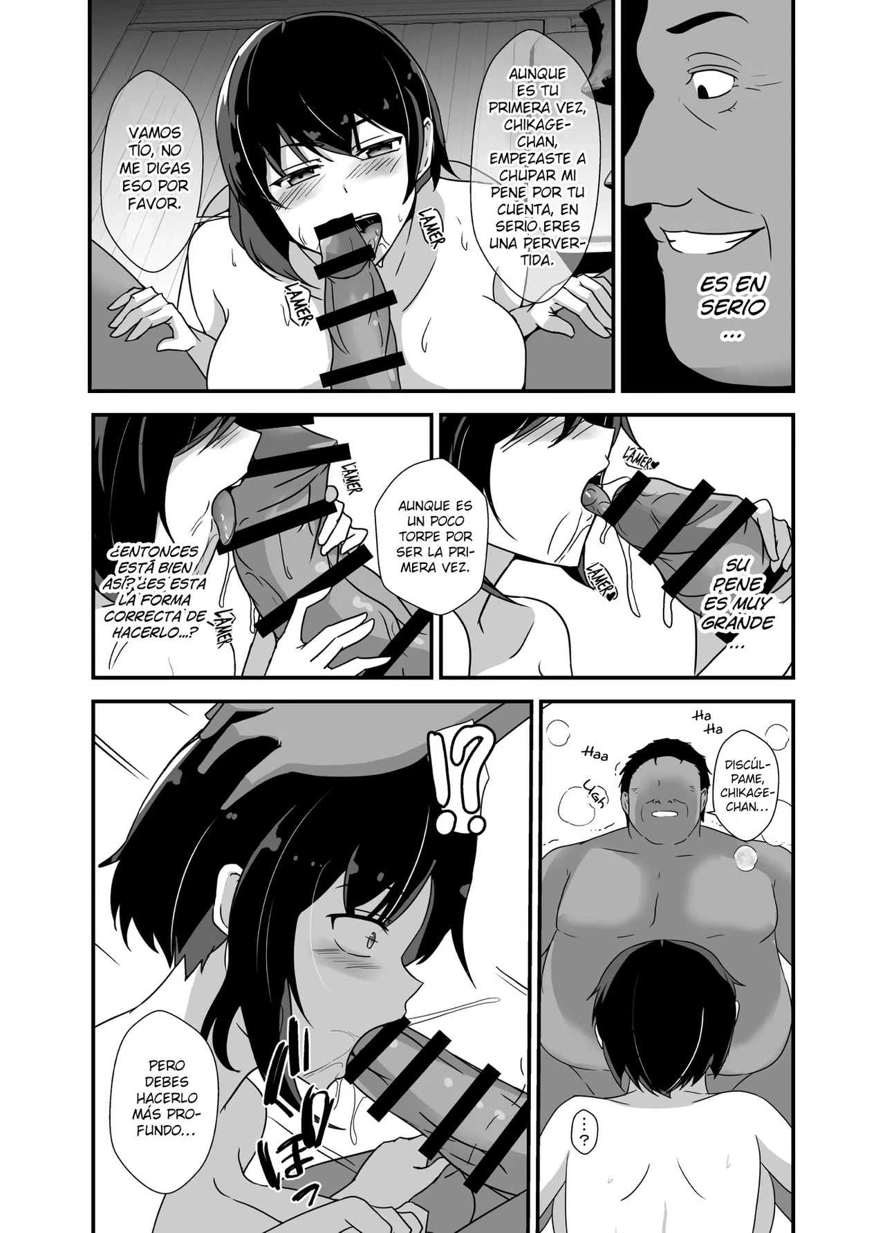 [Hyoui no jikan] Otokomasarina osananajimi tousanno maedewa mesuninaru [Spanish] [Hellsing Scans] imagen número 47