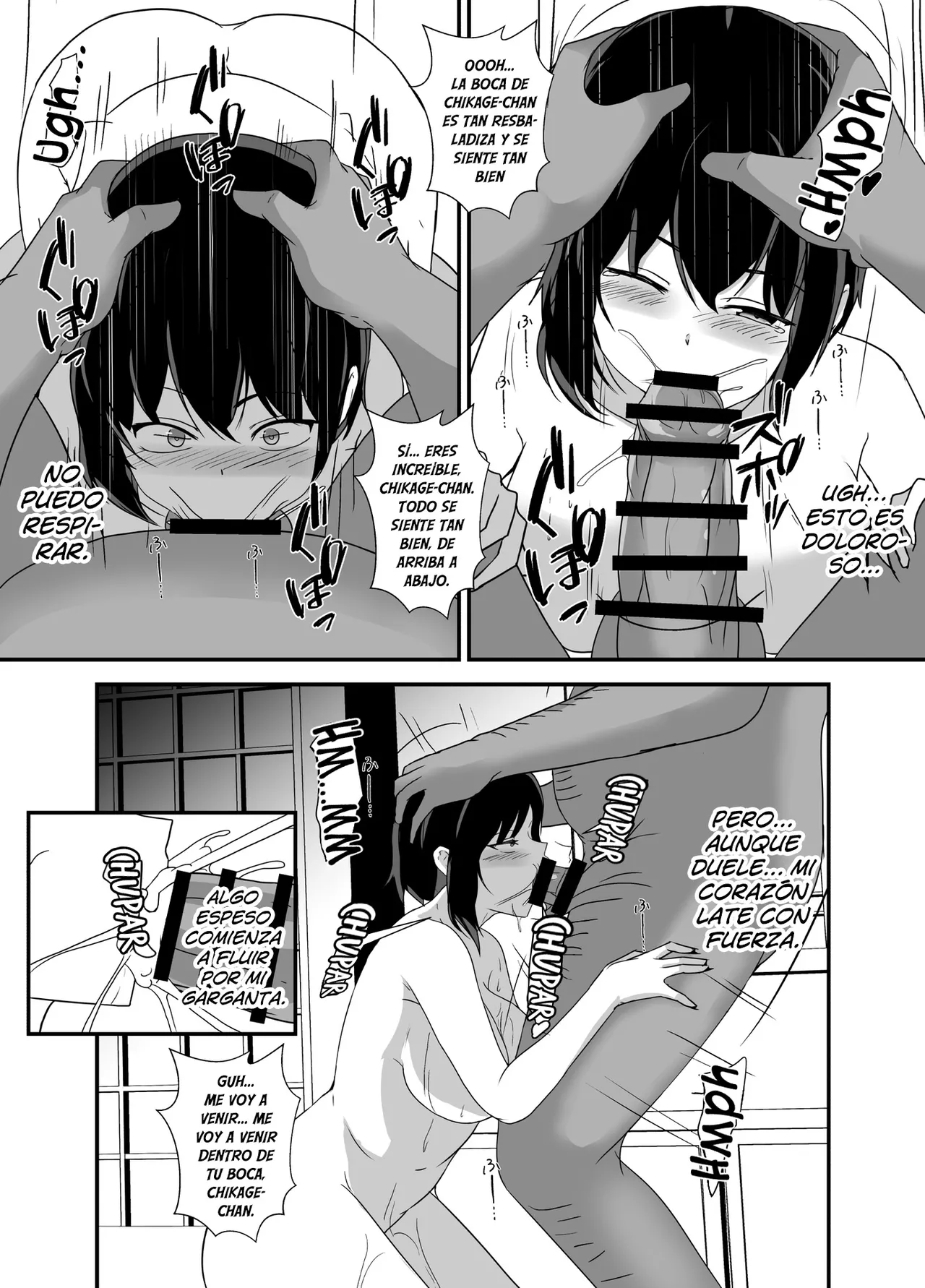 [Hyoui no jikan] Otokomasarina osananajimi tousanno maedewa mesuninaru [Spanish] [Hellsing Scans] imagen número 48