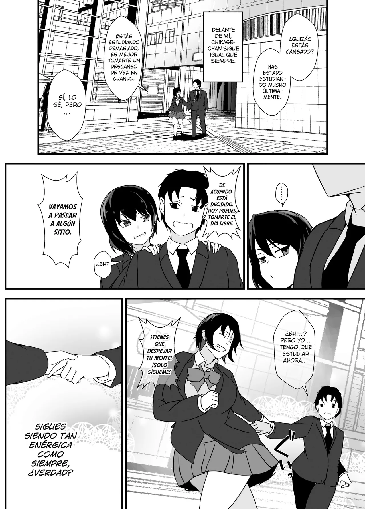 [Hyoui no jikan] Otokomasarina osananajimi tousanno maedewa mesuninaru [Spanish] [Hellsing Scans] imagen número 78