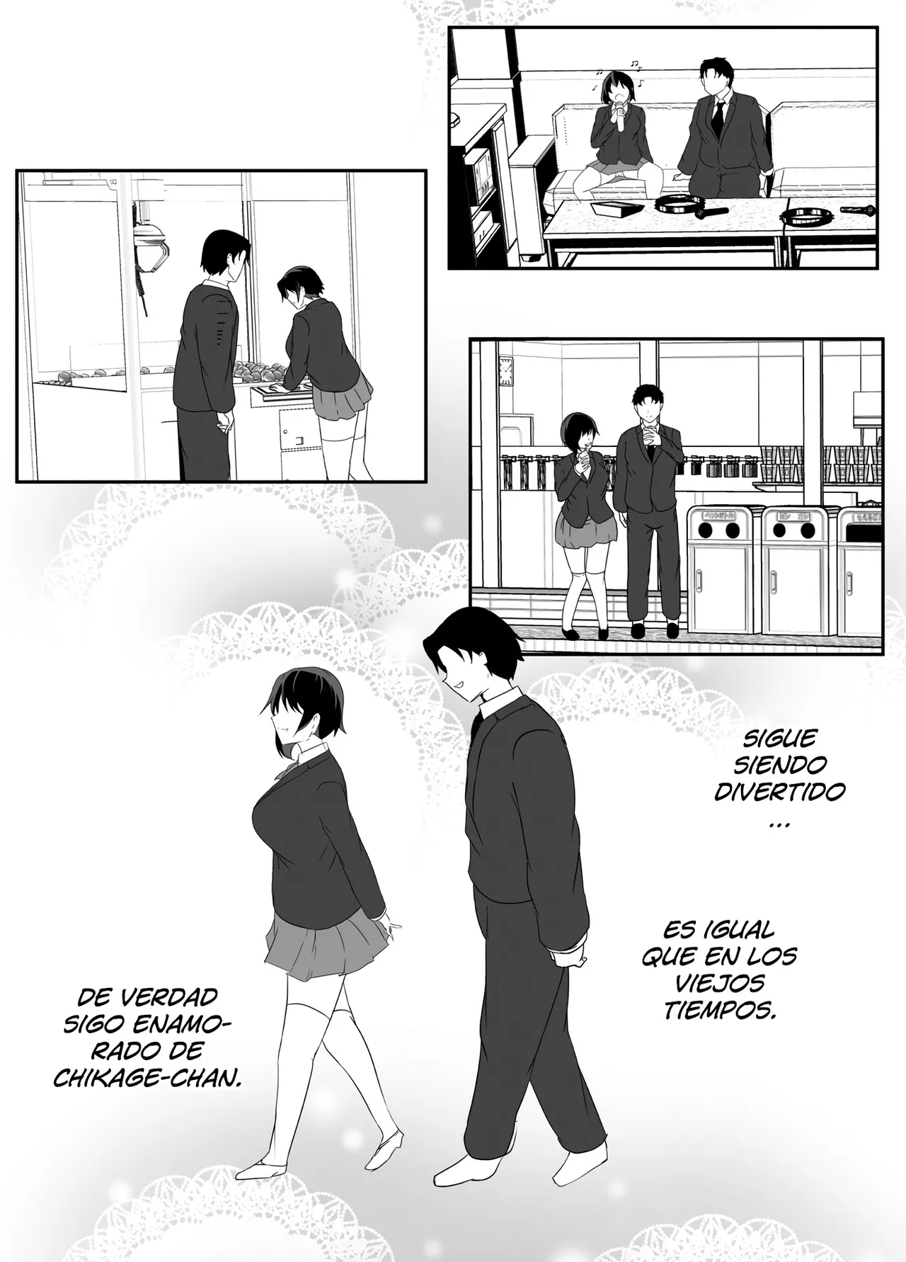 [Hyoui no jikan] Otokomasarina osananajimi tousanno maedewa mesuninaru [Spanish] [Hellsing Scans] imagen número 79