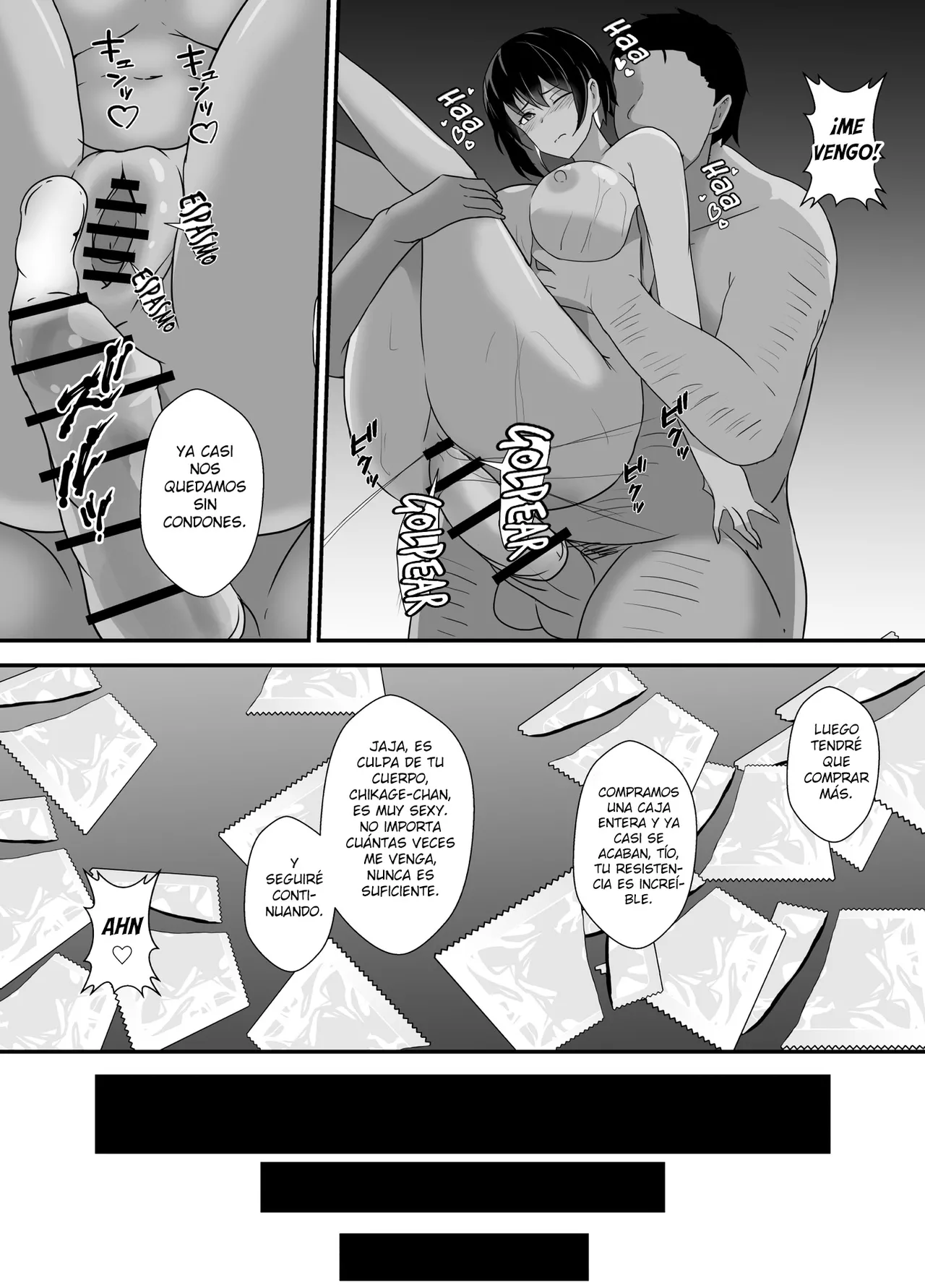 [Hyoui no jikan] Otokomasarina osananajimi tousanno maedewa mesuninaru [Spanish] [Hellsing Scans] imagen número 95