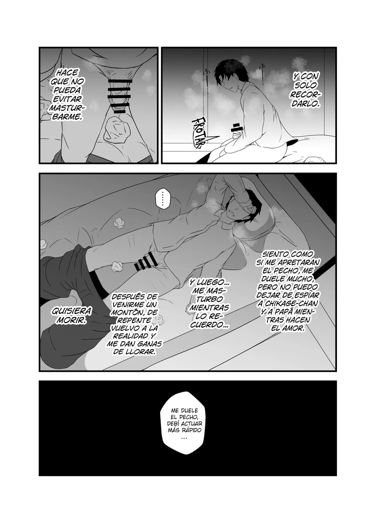 [Hyoui no jikan] Otokomasarina osananajimi tousanno maedewa mesuninaru [Spanish] [Hellsing Scans] imagen número 125