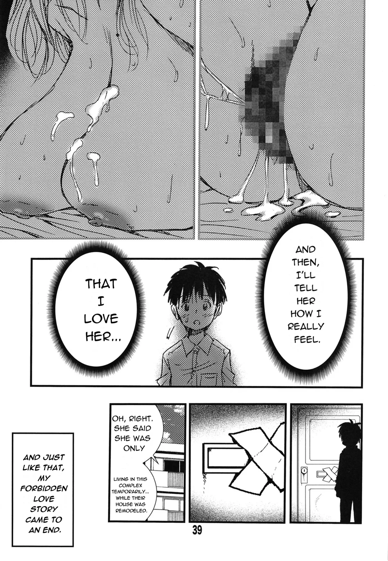 [Matsuyama Seiji (Matsuyama Seiji)] 56-sai Bust 256cm Danchizuma Ookiku Tareta Jukujo no Chibusa... Boku wa Kono Hito de Doutei o Sotsugyou Shita. [English] [Digital] image number 39