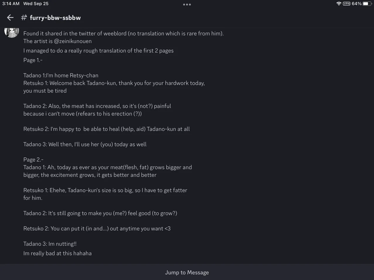 Aggretsuko Comic by Zenikunouen изображение № 1