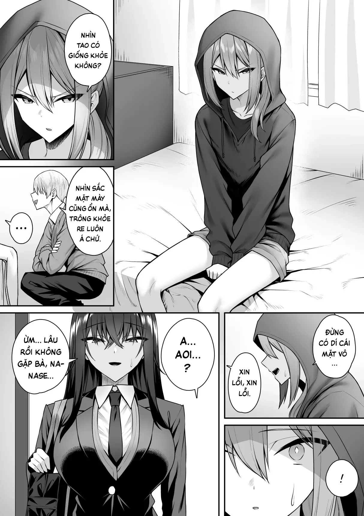 [Potato Usushio] Gal to Boku ga Seibetsu Gyakuten Mesu no Boku to Shinjin Danshi | Tôi với đám gyaru bị đảo ngược giới tính — Tấm chiếu rách và tấm chiếu mới [Vietnamese Tiếng Việt] image number 26