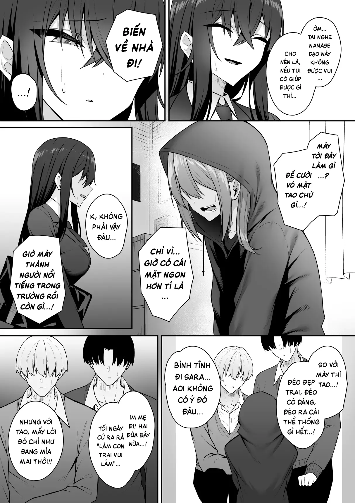 [Potato Usushio] Gal to Boku ga Seibetsu Gyakuten Mesu no Boku to Shinjin Danshi | Tôi với đám gyaru bị đảo ngược giới tính — Tấm chiếu rách và tấm chiếu mới [Vietnamese Tiếng Việt] image number 27