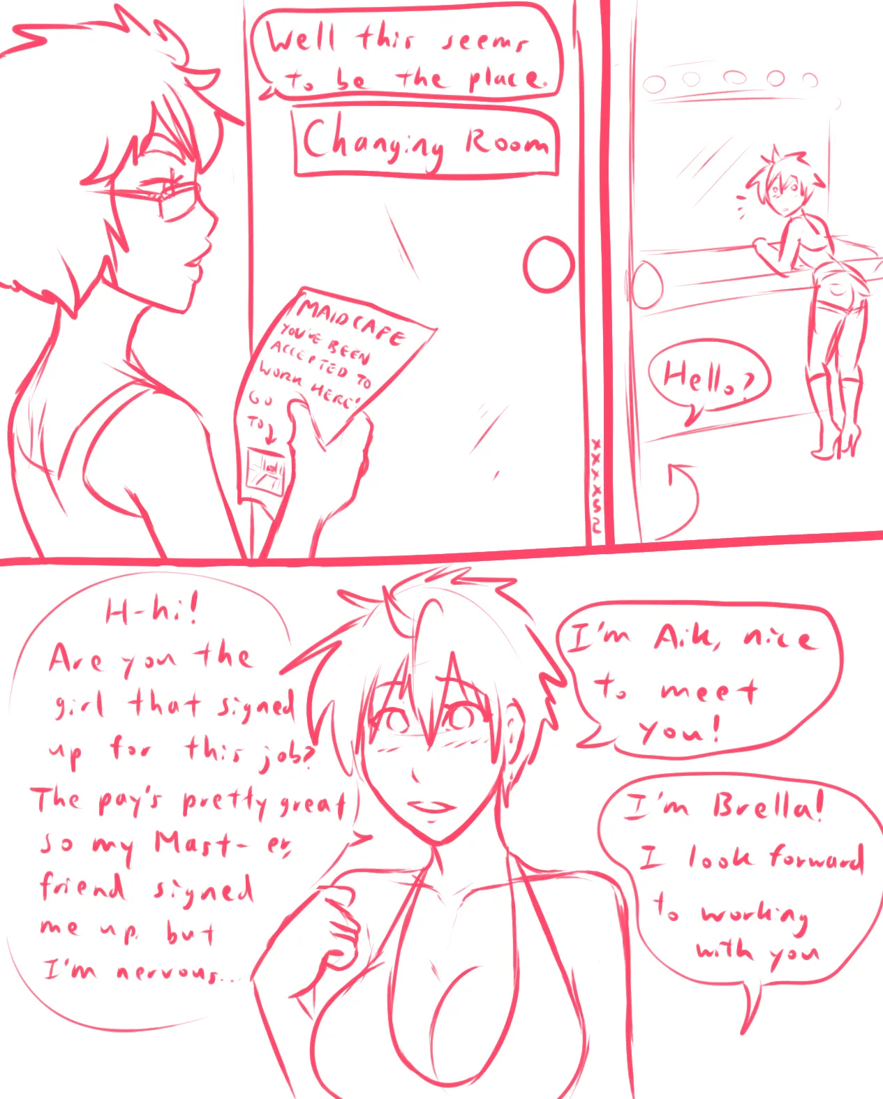 [xxxx52] Maid Cafe (Commission) image number 1