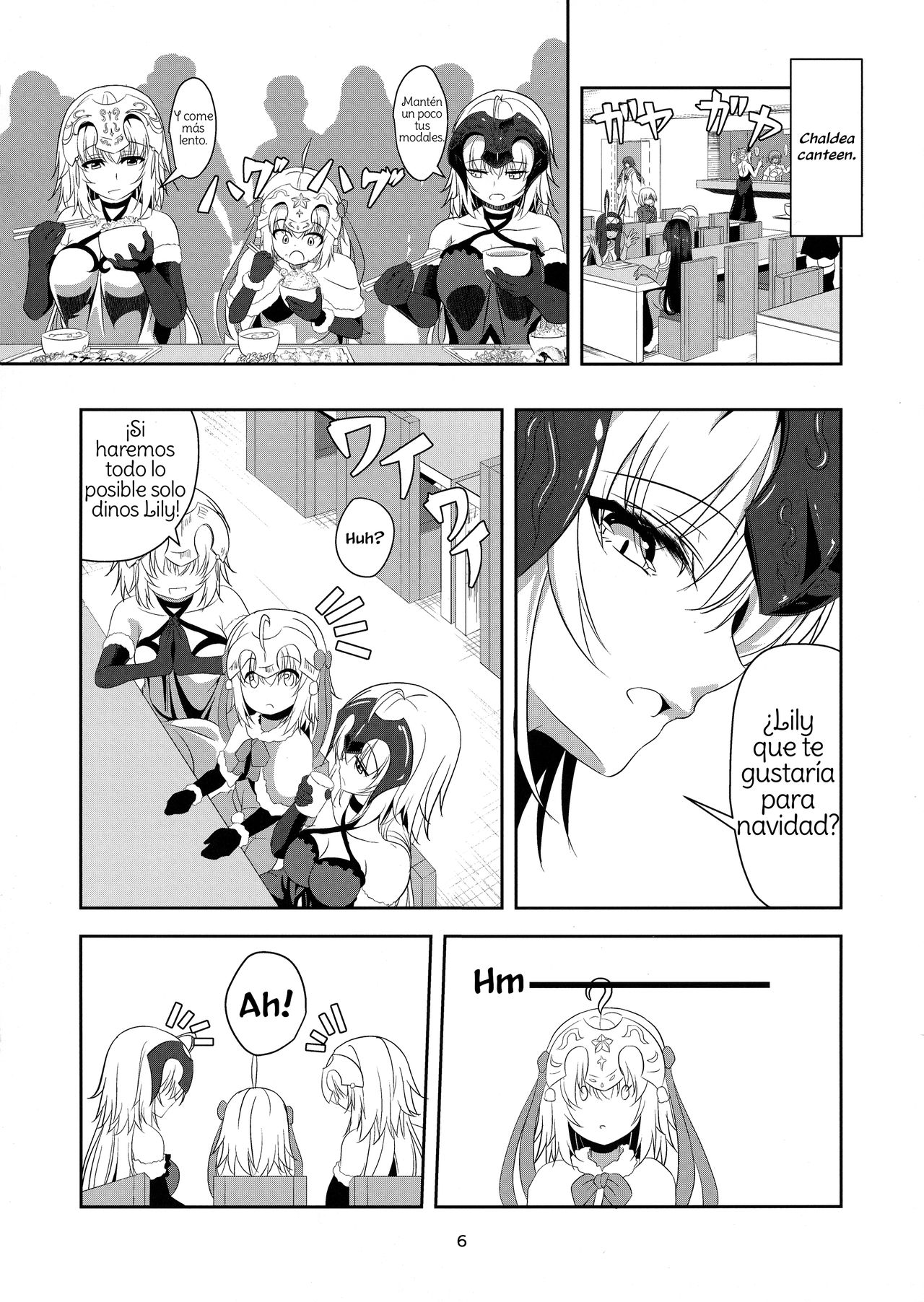 (C93) [Pandora Box (Hakomaru.)] Seijo Futari no Kozukuri Jijou (Fate/Grand Order) Spanish [Amaterasu] image number 6