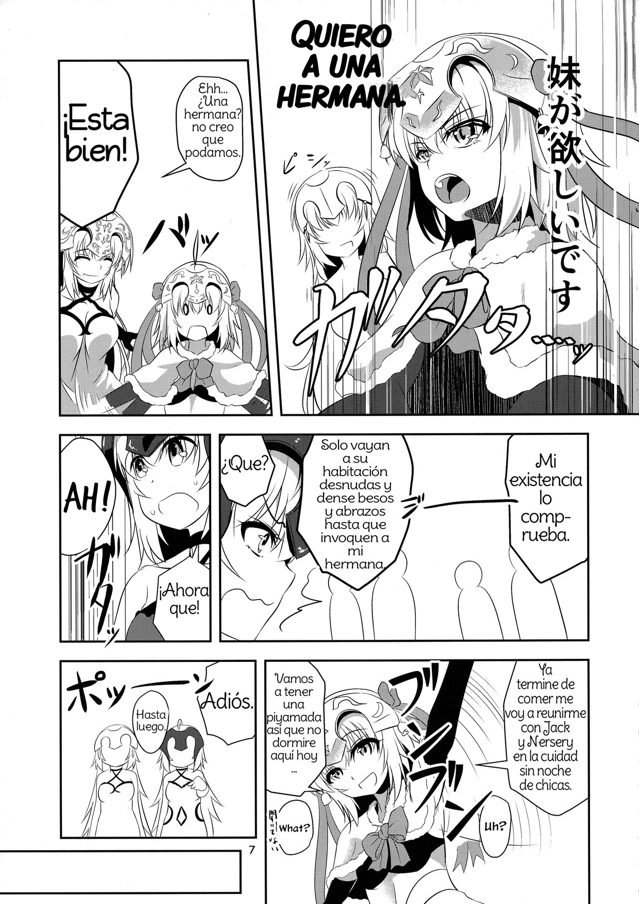 (C93) [Pandora Box (Hakomaru.)] Seijo Futari no Kozukuri Jijou (Fate/Grand Order) Spanish [Amaterasu] image number 7