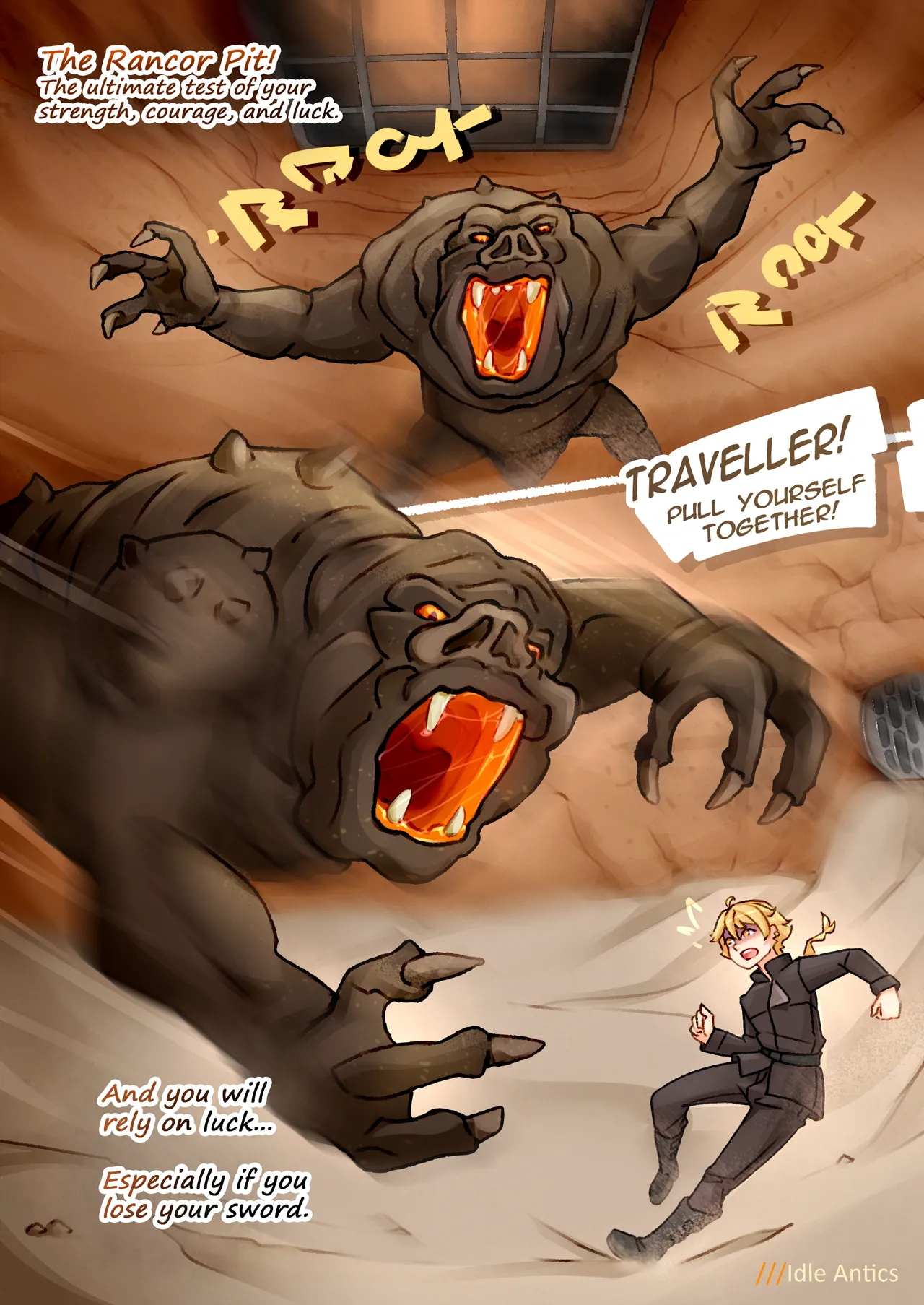 [Idle Antics] Furina's Fiasco in THE JABBA'S LAIR (Genshin Impact, Star Wars) [English] [Ongoing] image number 9