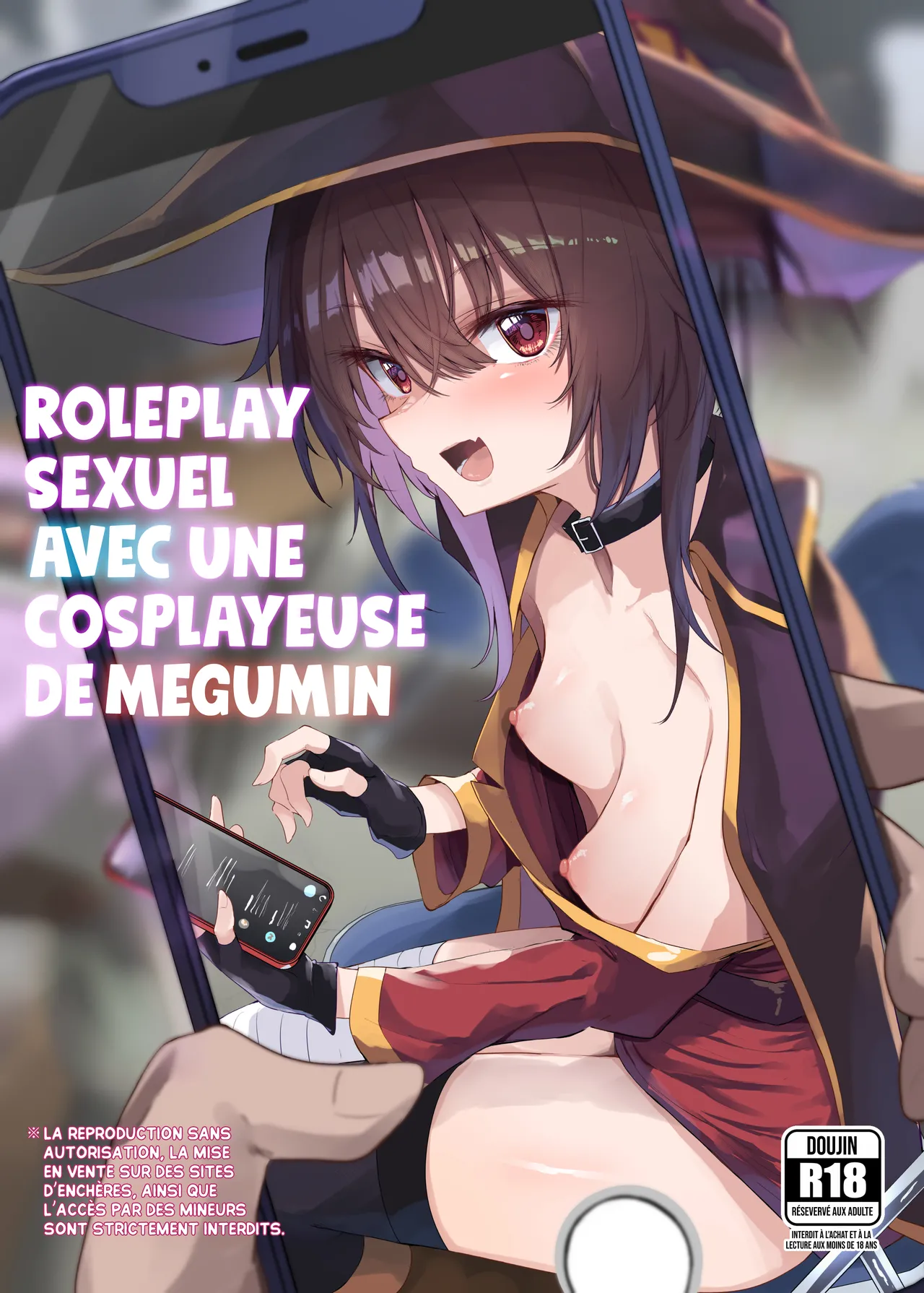 [Arutana (Chipa)] Megumin Cosplayer to Off-Pako Gokko | Roleplay sexuel avec une cosplayeuse de Megumin (Kono Subarashii Sekai ni Syukufuku o!) [French] [Les Poroïniens] [Decensored] [Digital] image number 1