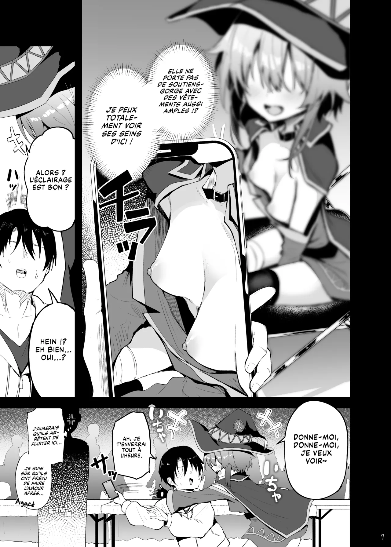 [Arutana (Chipa)] Megumin Cosplayer to Off-Pako Gokko | Roleplay sexuel avec une cosplayeuse de Megumin (Kono Subarashii Sekai ni Syukufuku o!) [French] [Les Poroïniens] [Decensored] [Digital] image number 7