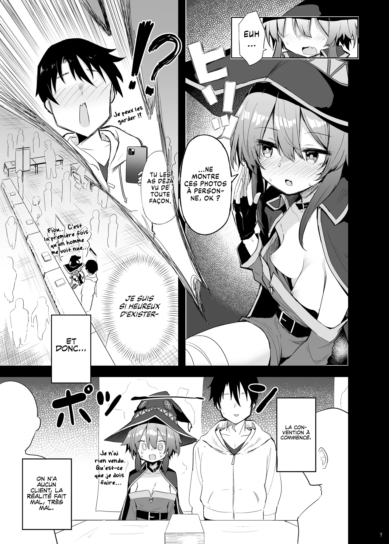 [Arutana (Chipa)] Megumin Cosplayer to Off-Pako Gokko | Roleplay sexuel avec une cosplayeuse de Megumin (Kono Subarashii Sekai ni Syukufuku o!) [French] [Les Poroïniens] [Decensored] [Digital] image number 9