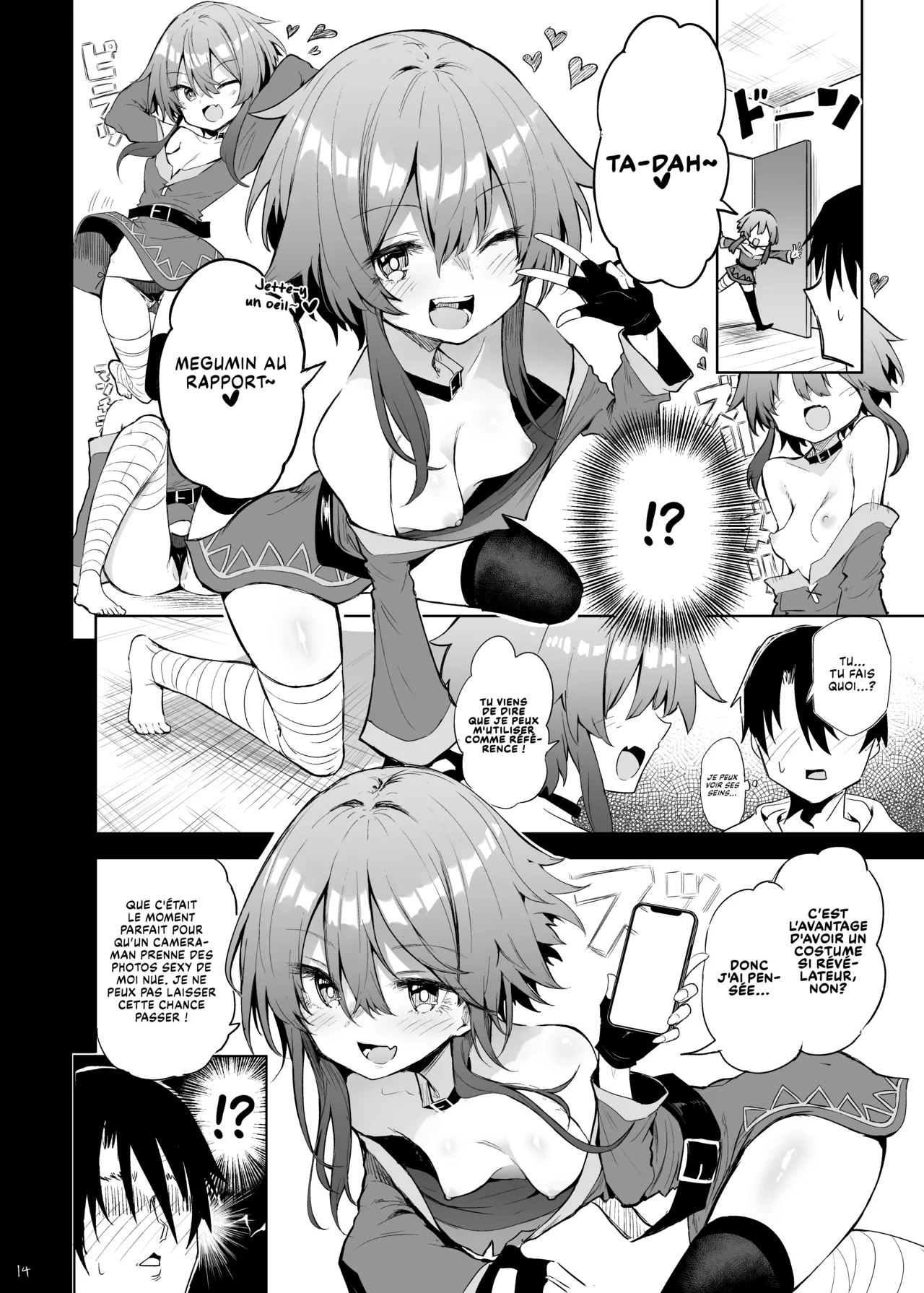 [Arutana (Chipa)] Megumin Cosplayer to Off-Pako Gokko | Roleplay sexuel avec une cosplayeuse de Megumin (Kono Subarashii Sekai ni Syukufuku o!) [French] [Les Poroïniens] [Decensored] [Digital] image number 14