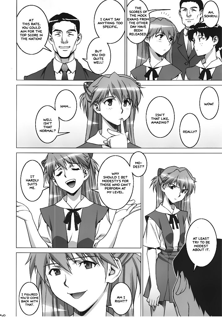 (SC48) [Motchie Kingdom (Motchie)] Begging Asuka (Neon Genesis Evangelion) [English] =White Symphony= 画像番号 5