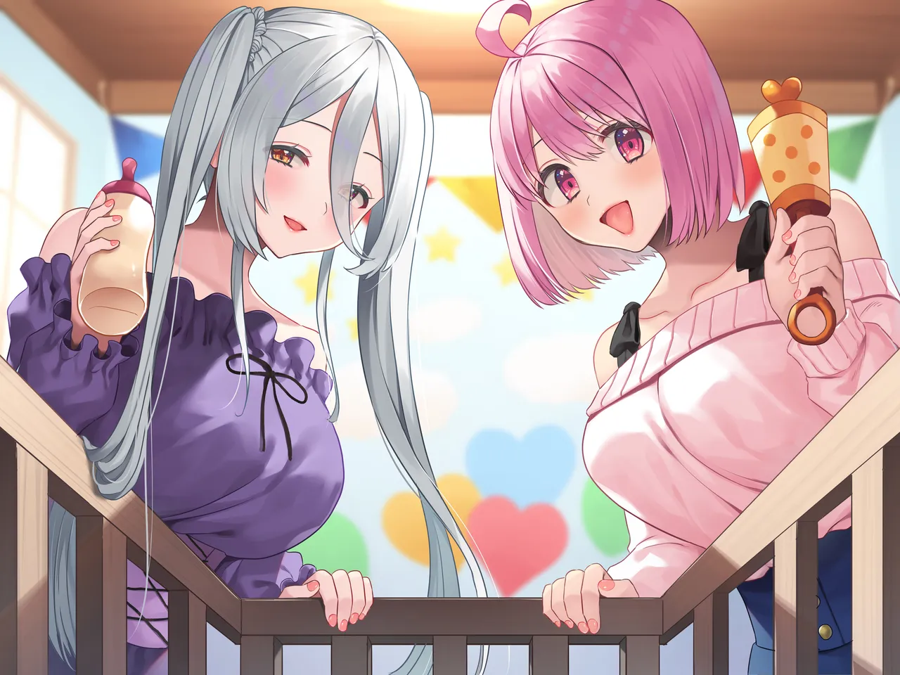 [Whisp (Miginohito Mitsuru)] Youji Taikou Kissa, Babubabu Cafe ―Okyakusama wa Akachan-desu― 이미지 번호 2