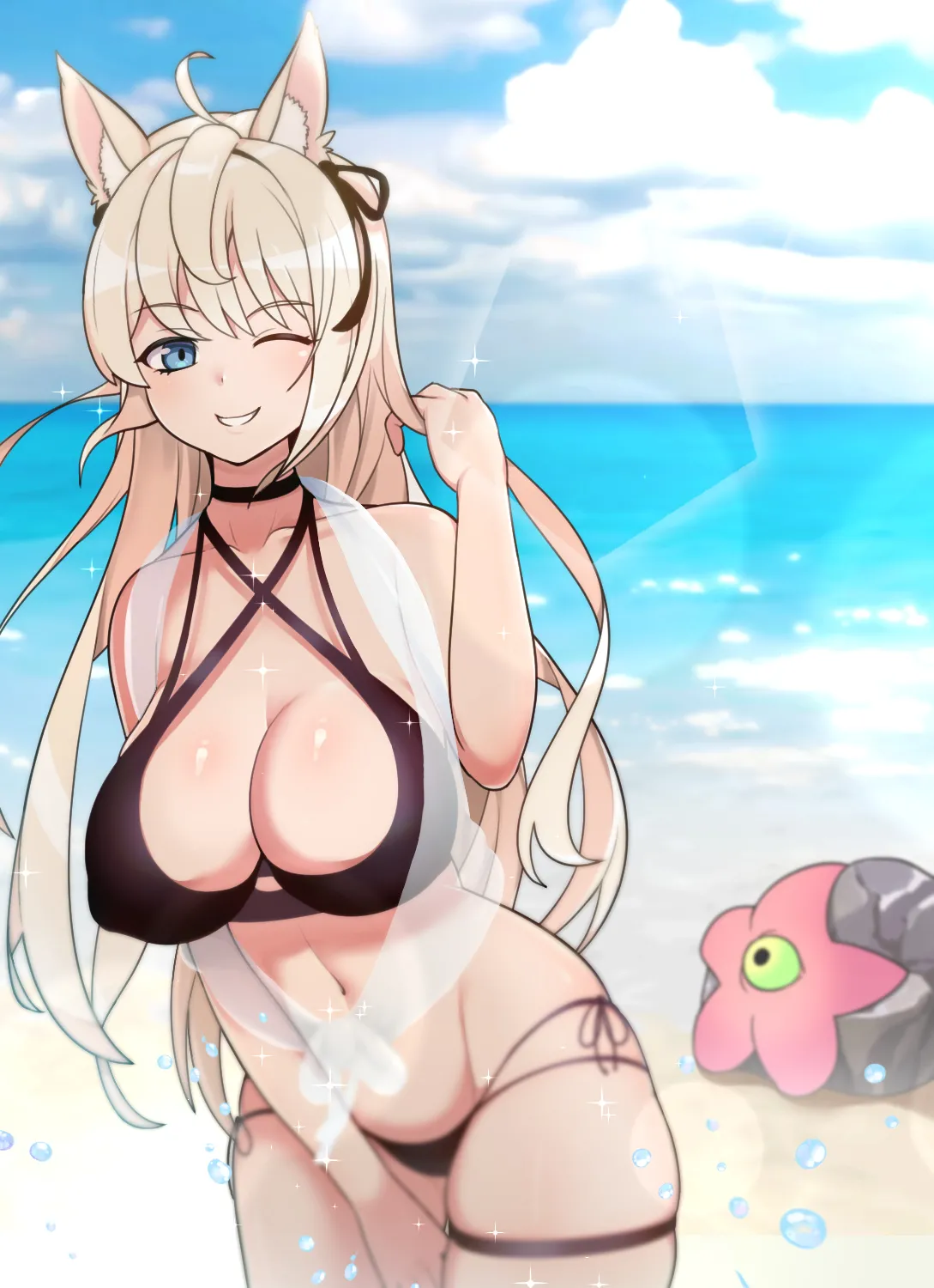 [everyday2] Miqo'te and starfish Bildnummer 1