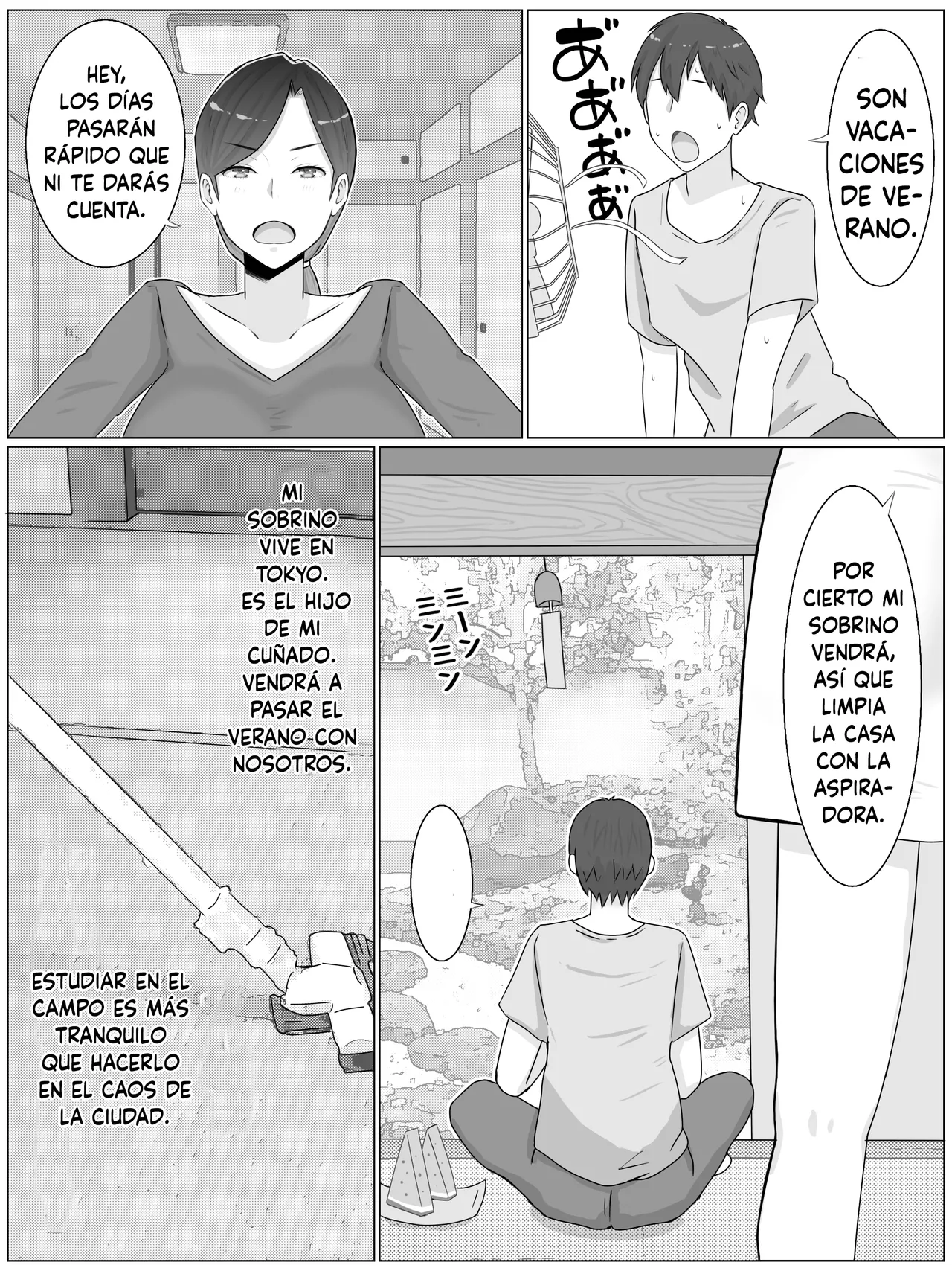 [Saimonke] Iinari Kyonyuu Haha Natsumi (40) Oi ni Eroi Fukugyou ga Barete Kuchidome Koubi Shiteimasu (Spanish) изображение № 4